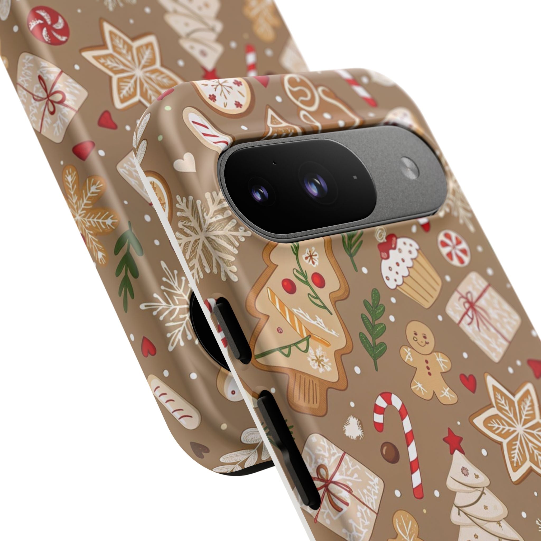 Christmas Gingerbread Pattern Tough Phone Case