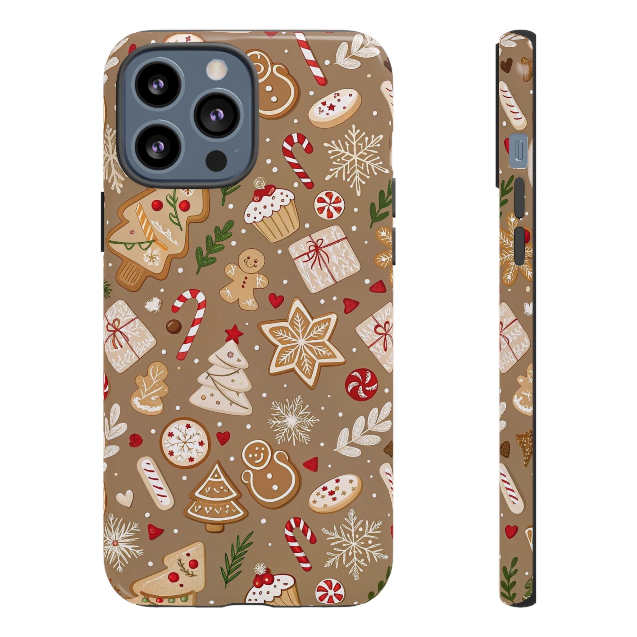 Christmas Gingerbread Pattern Tough Phone Case