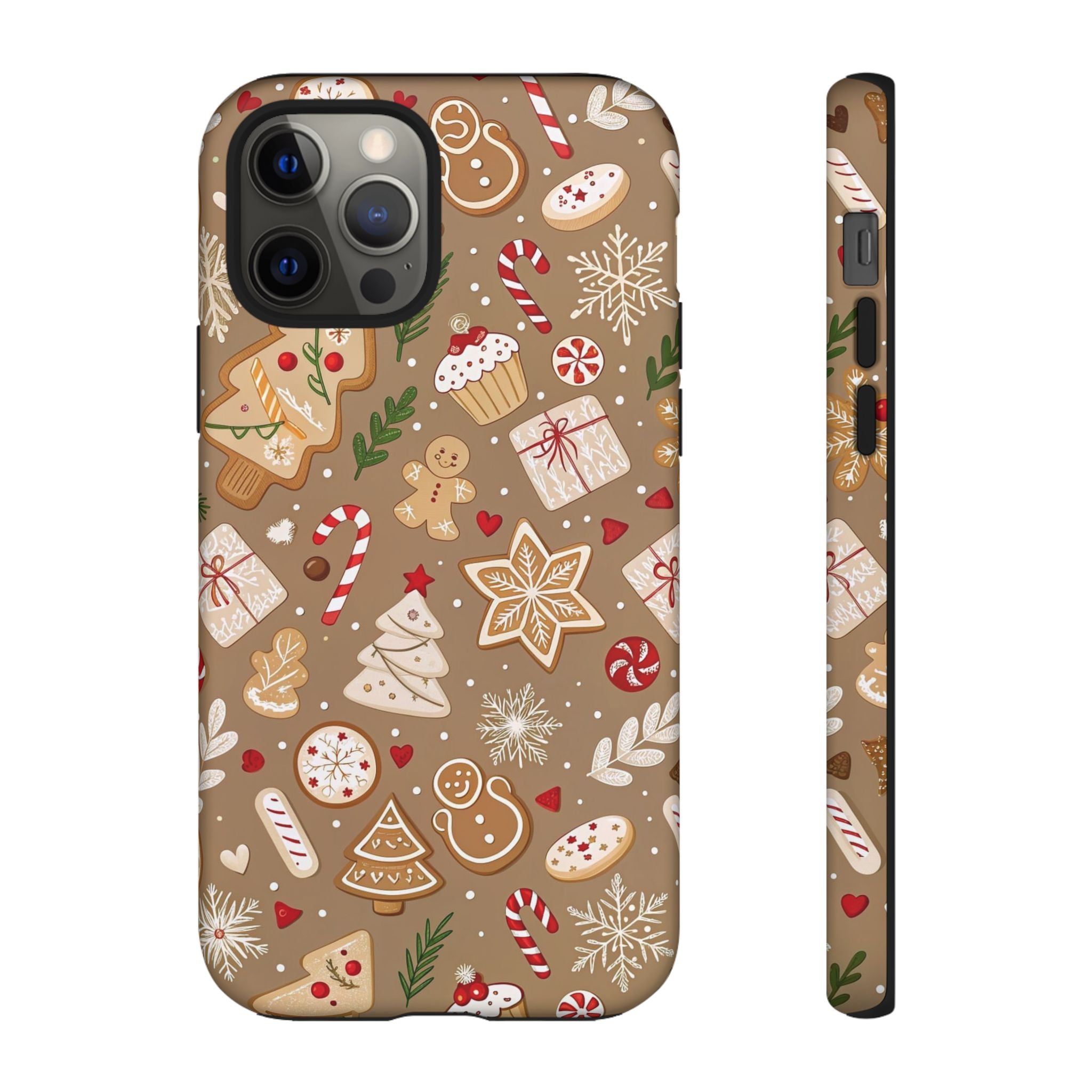 Christmas Gingerbread Pattern Tough Phone Case