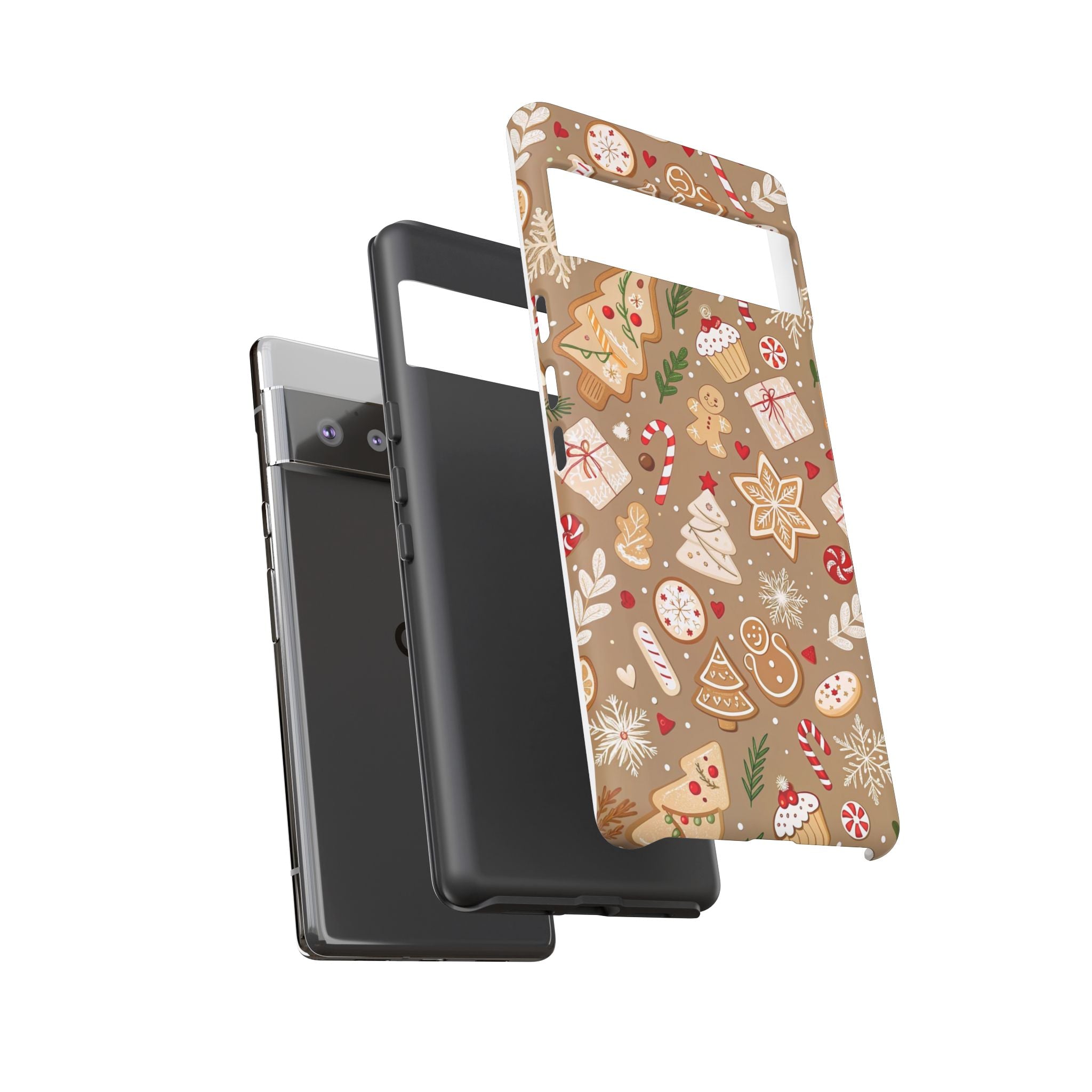 Christmas Gingerbread Pattern Tough Phone Case