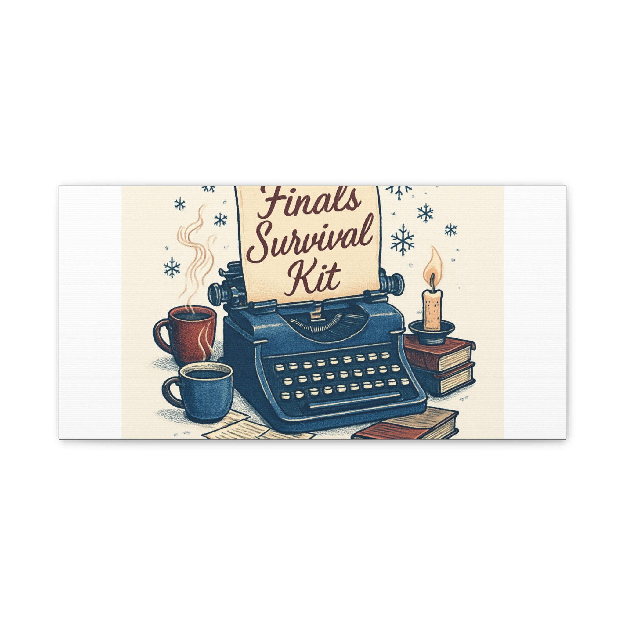 Finals Survival Kit Canvas Wall Art