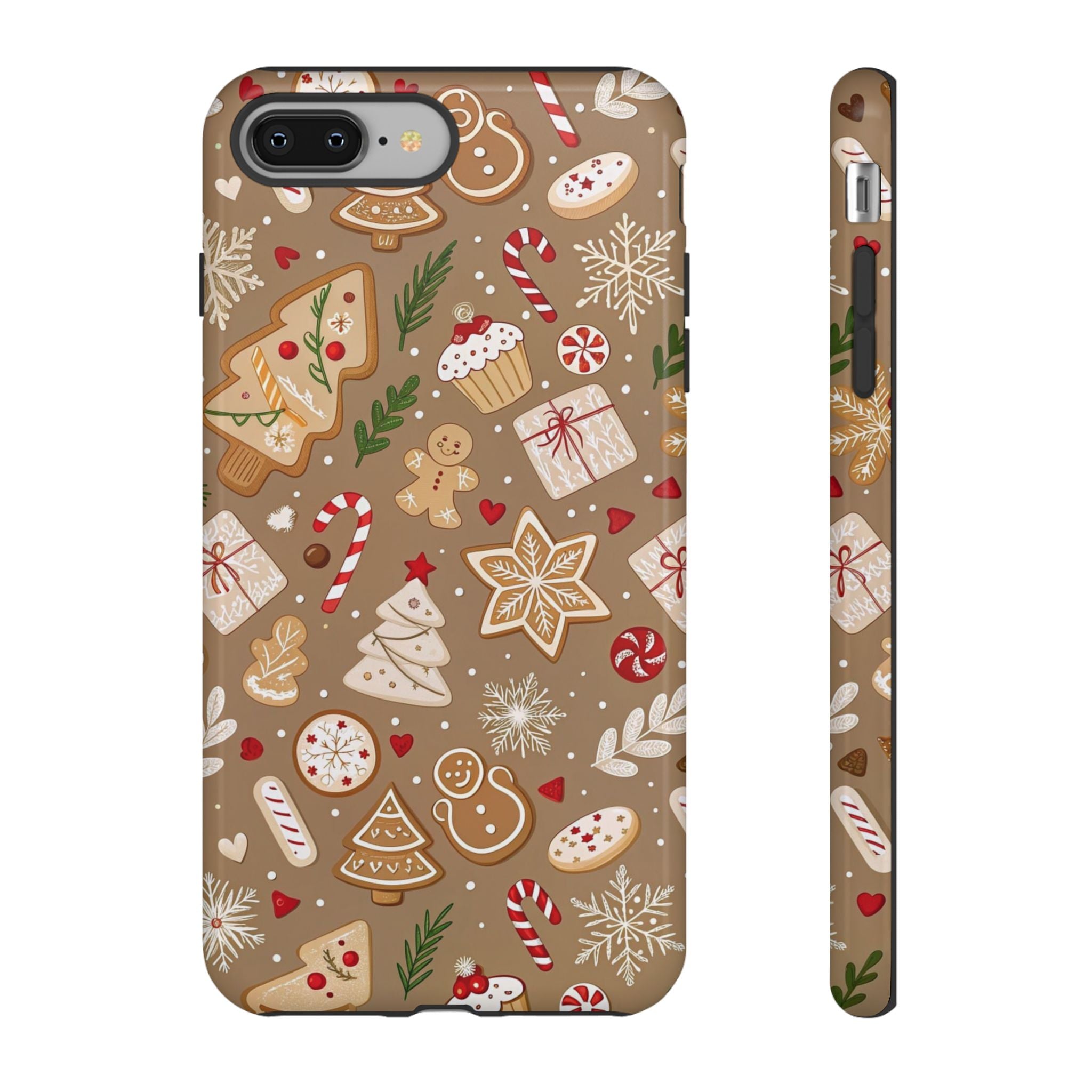 Christmas Gingerbread Pattern Tough Phone Case