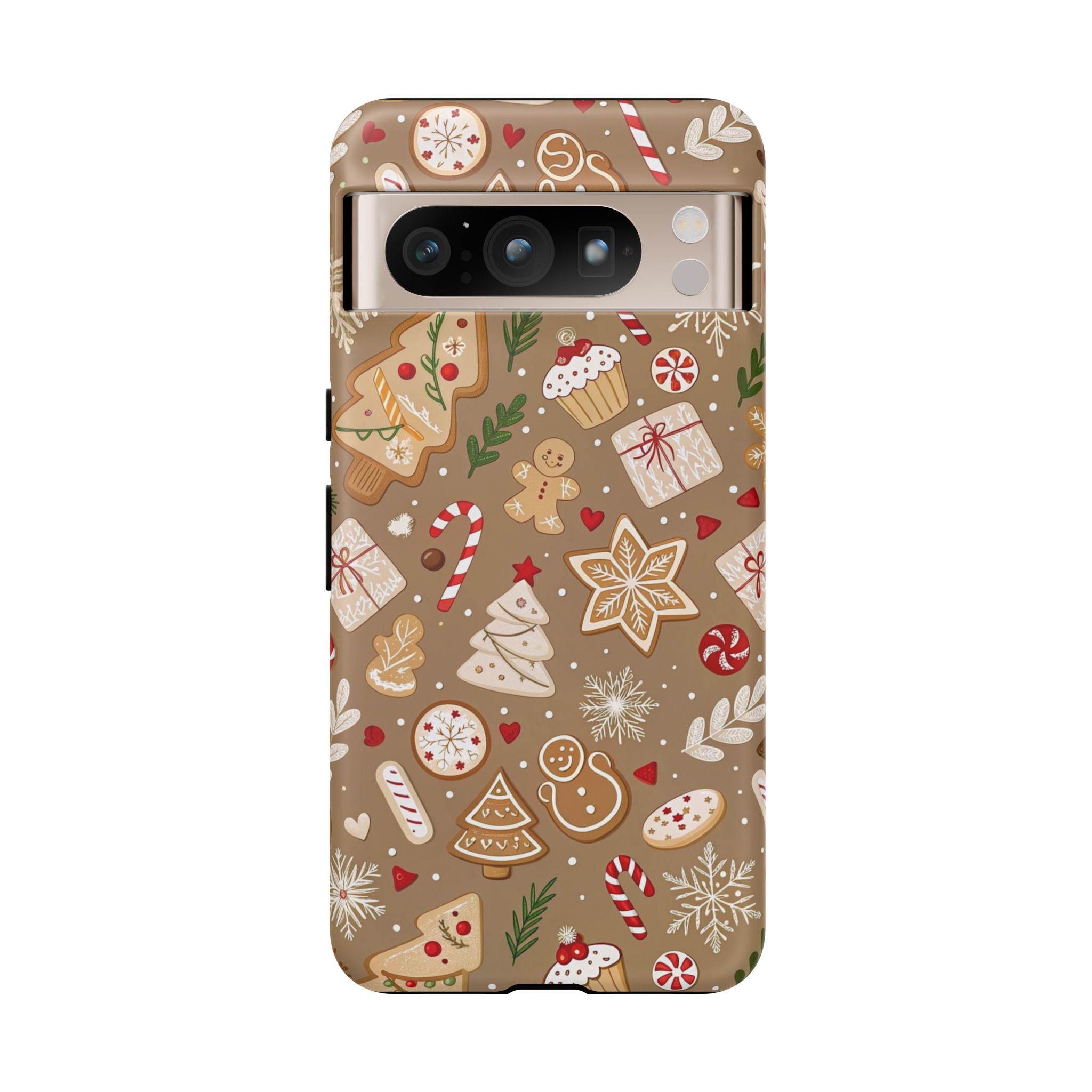 Christmas Gingerbread Pattern Tough Phone Case