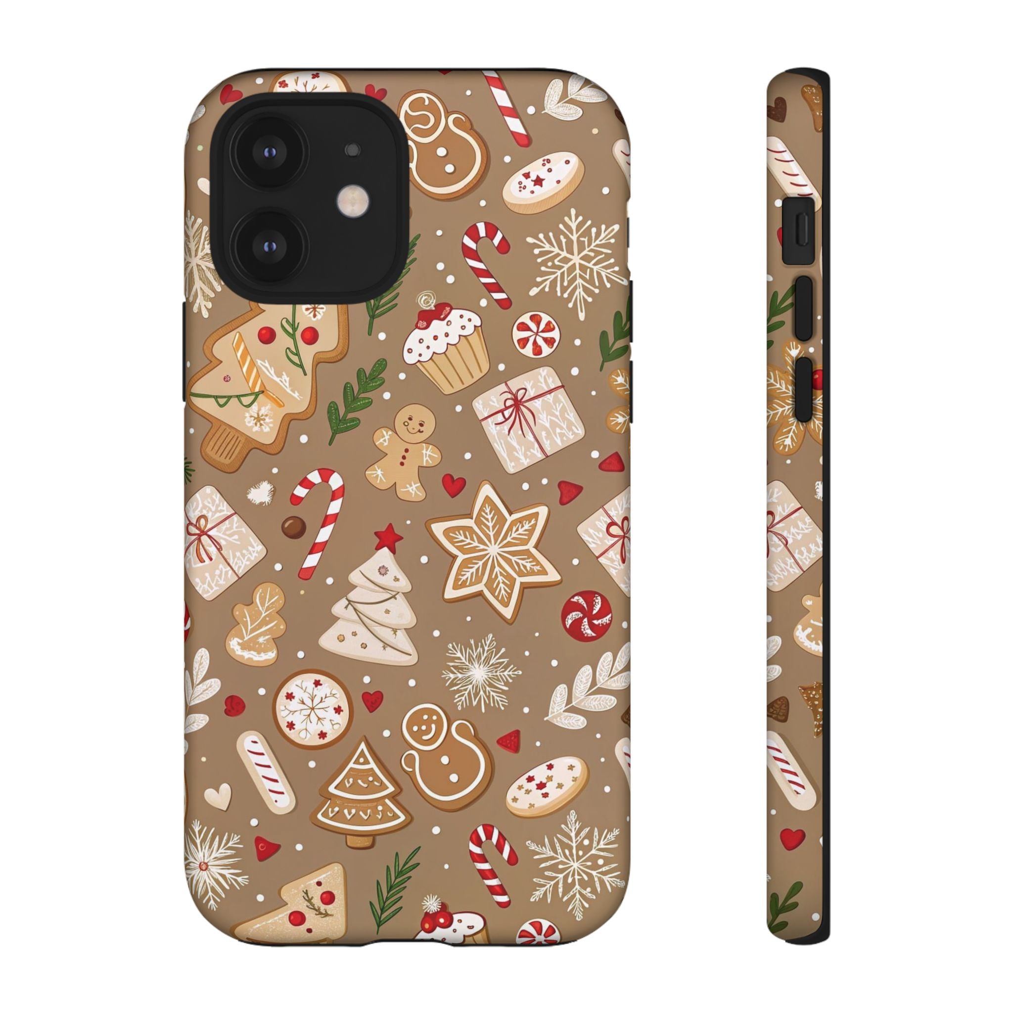 Christmas Gingerbread Pattern Tough Phone Case