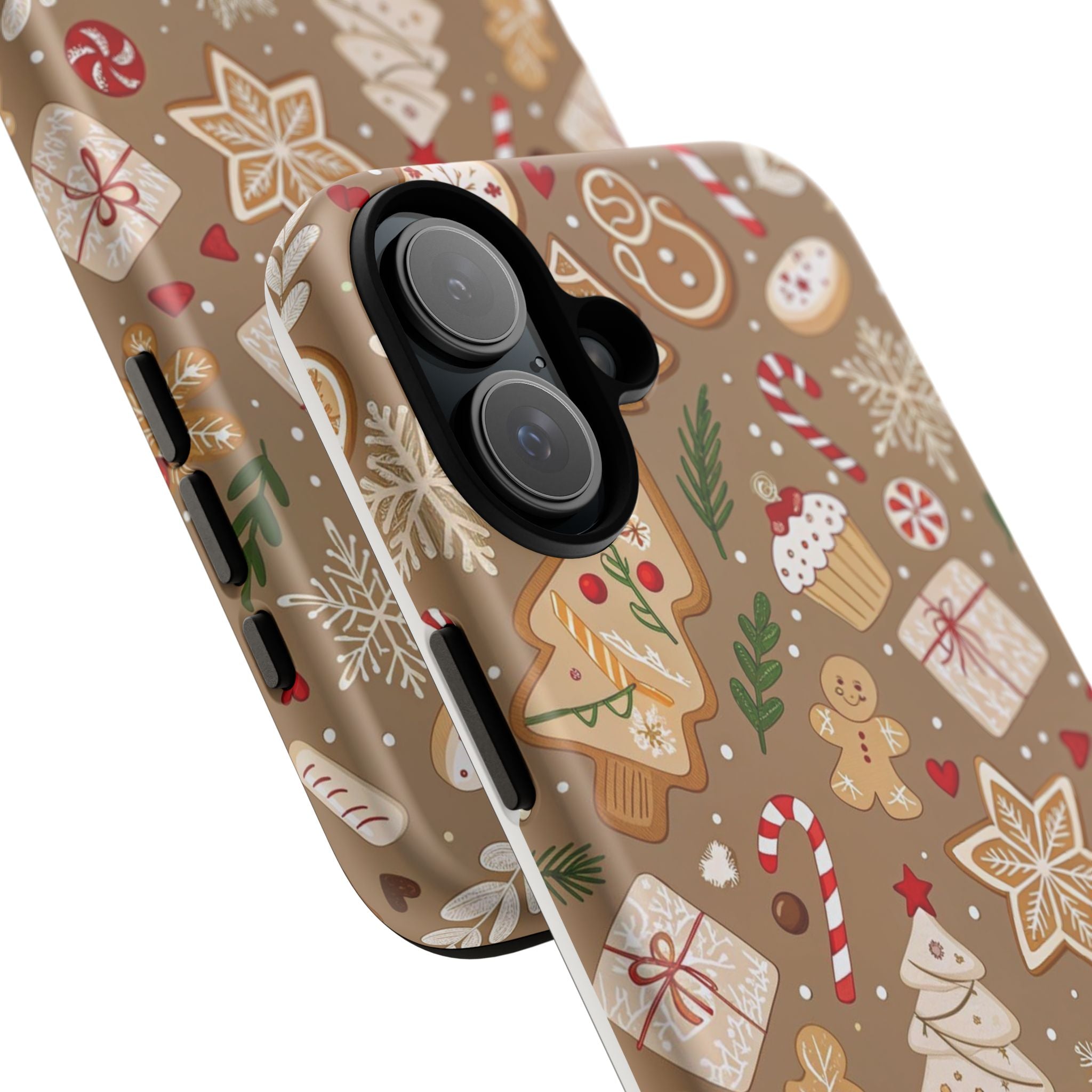 Christmas Gingerbread Pattern Tough Phone Case