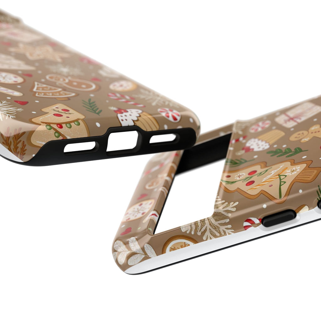 Christmas Gingerbread Pattern Tough Phone Case