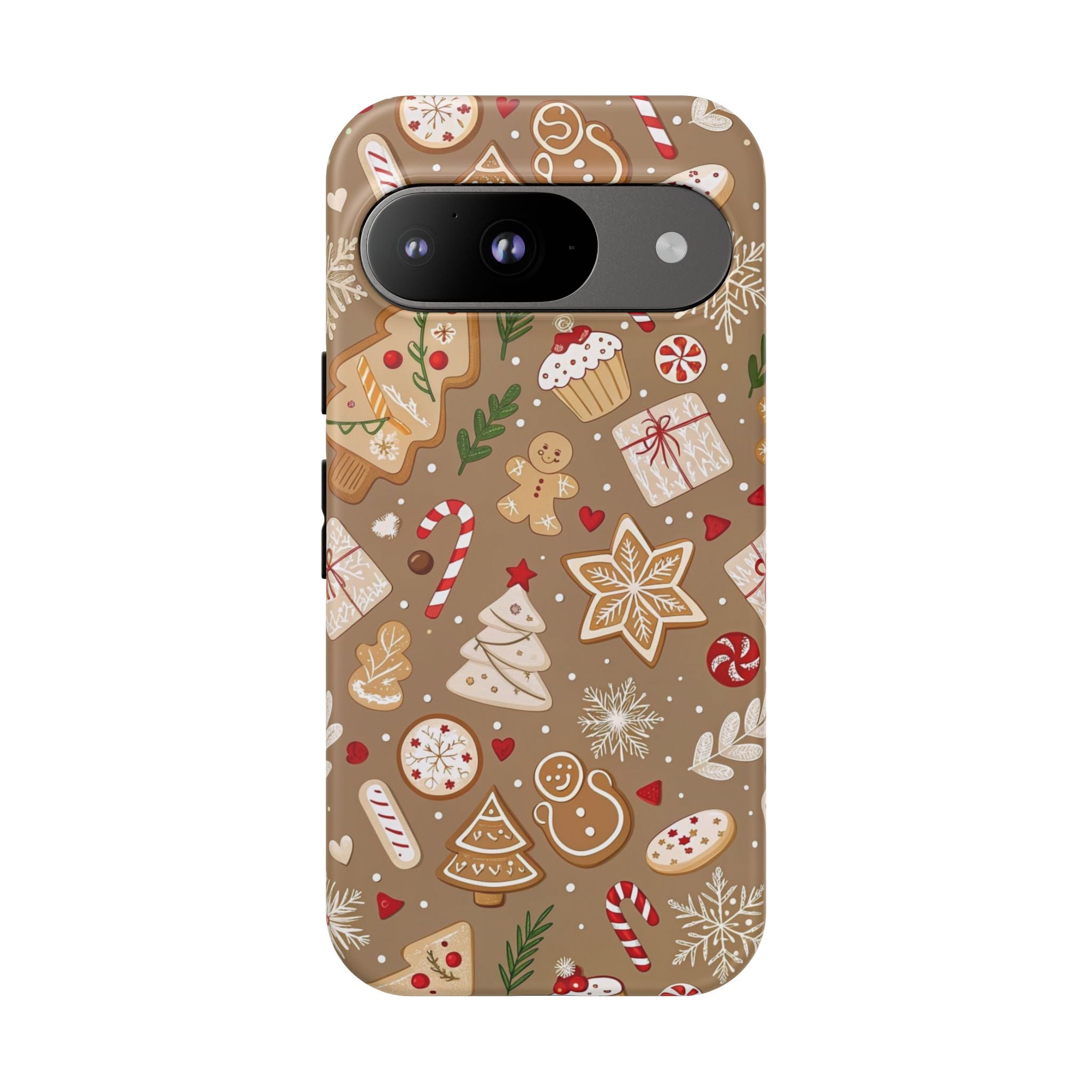 Christmas Gingerbread Pattern Tough Phone Case