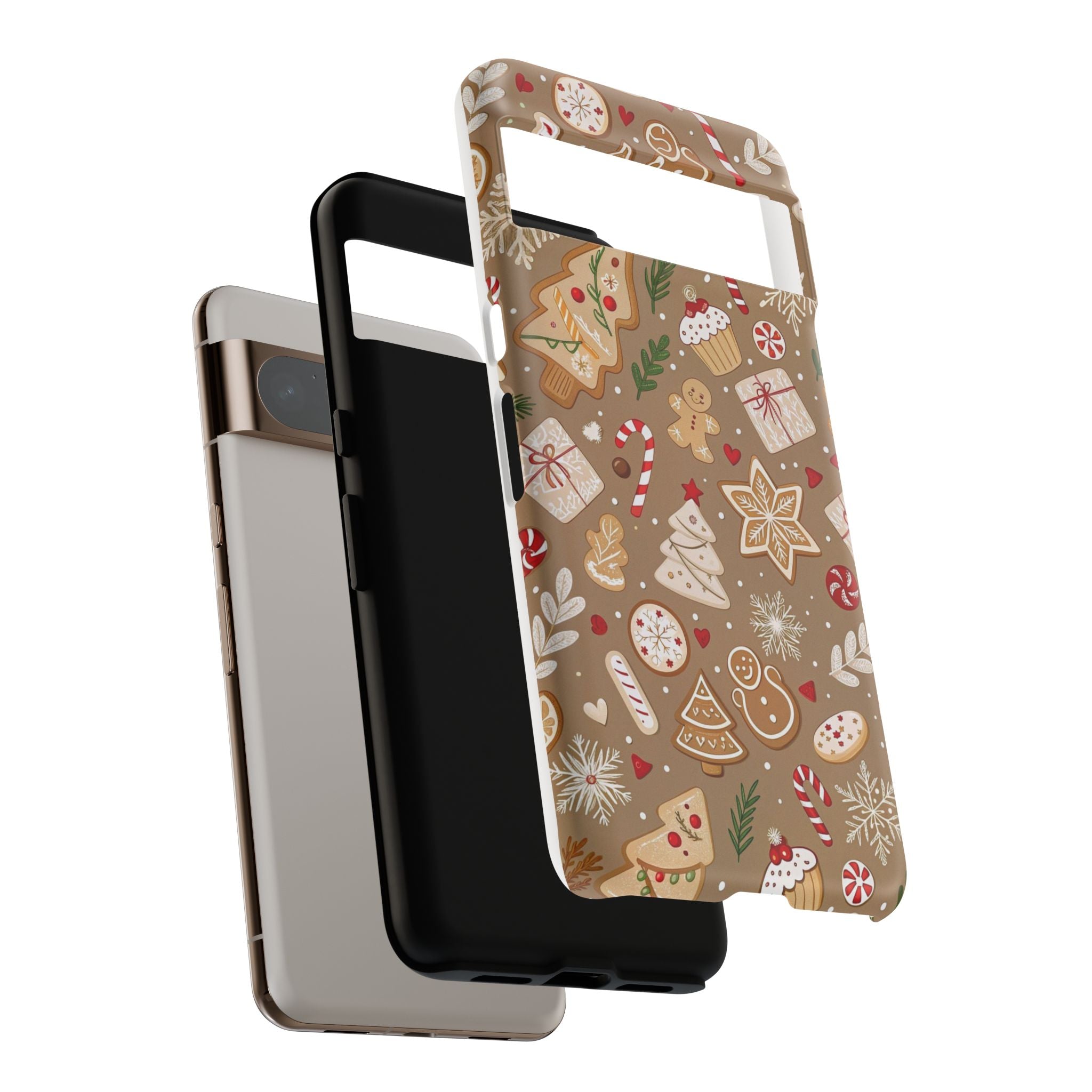 Christmas Gingerbread Pattern Tough Phone Case