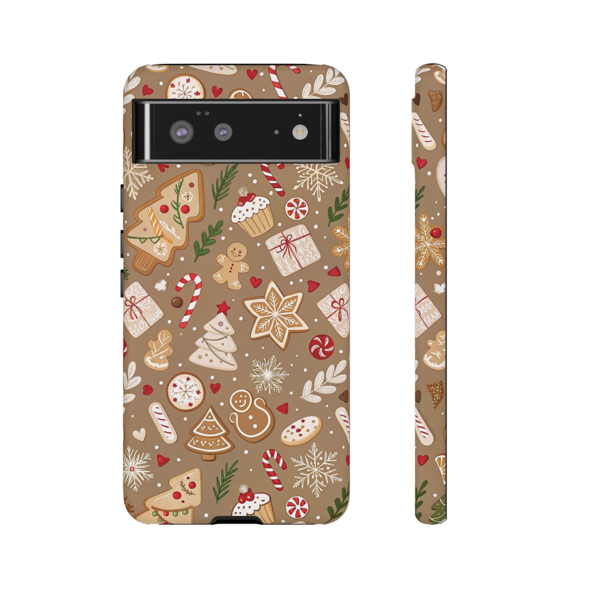 Christmas Gingerbread Pattern Tough Phone Case