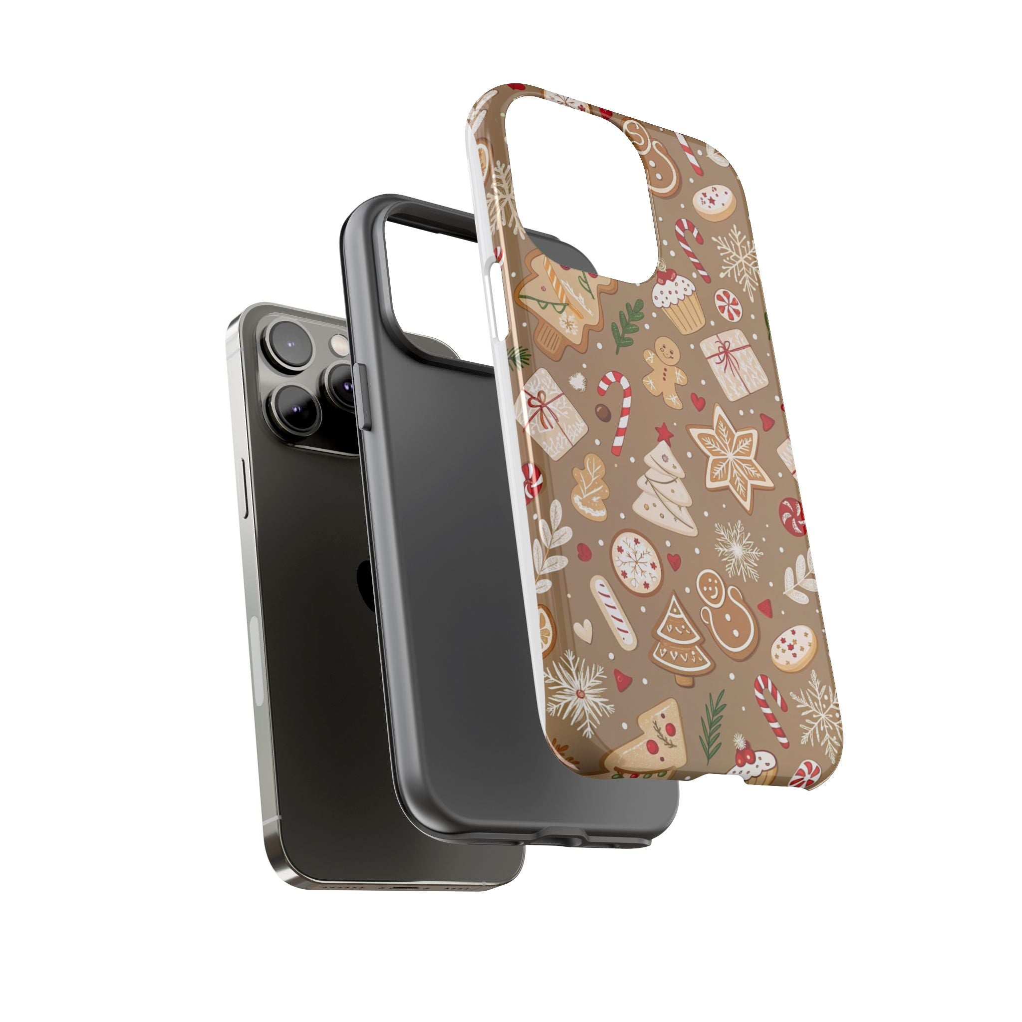 Christmas Gingerbread Pattern Tough Phone Case