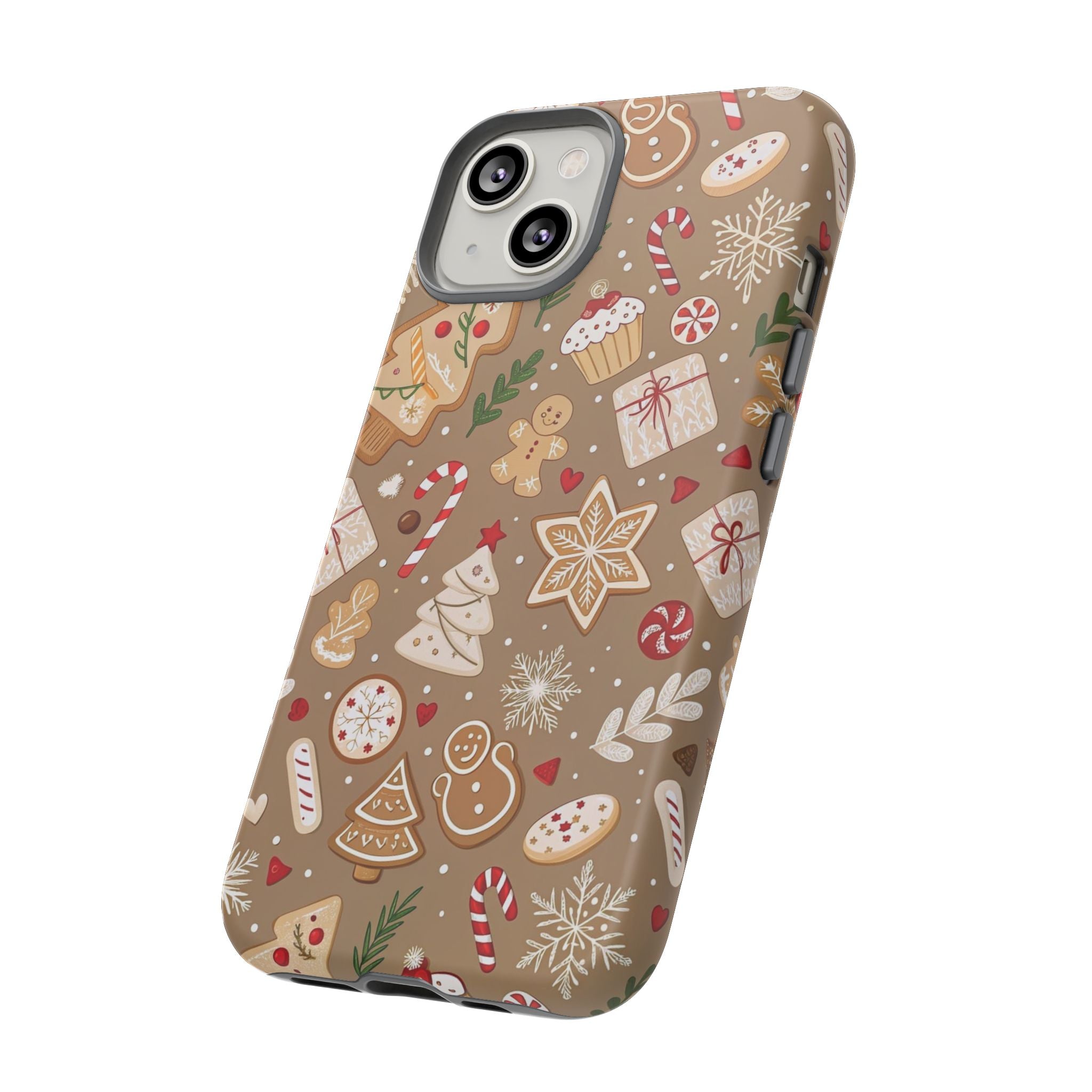 Christmas Gingerbread Pattern Tough Phone Case