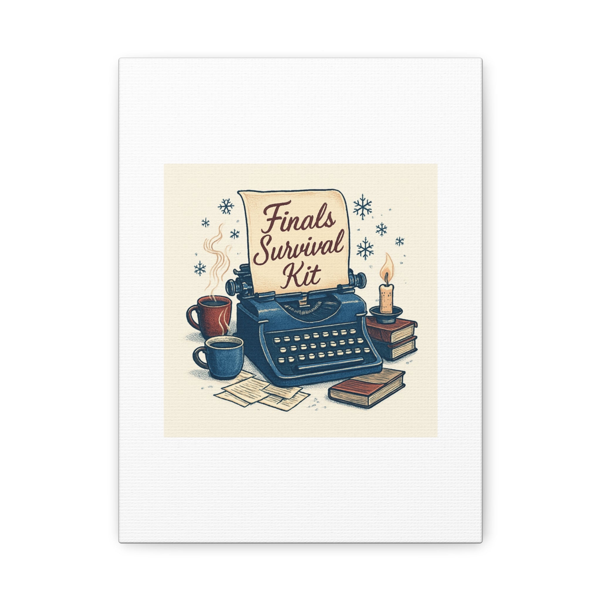 Finals Survival Kit Canvas Wall Art