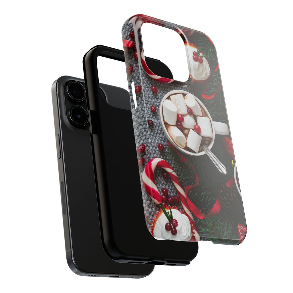 Christmas Hot Cocoa Tough Phone Case — Festive Holiday Drink Design