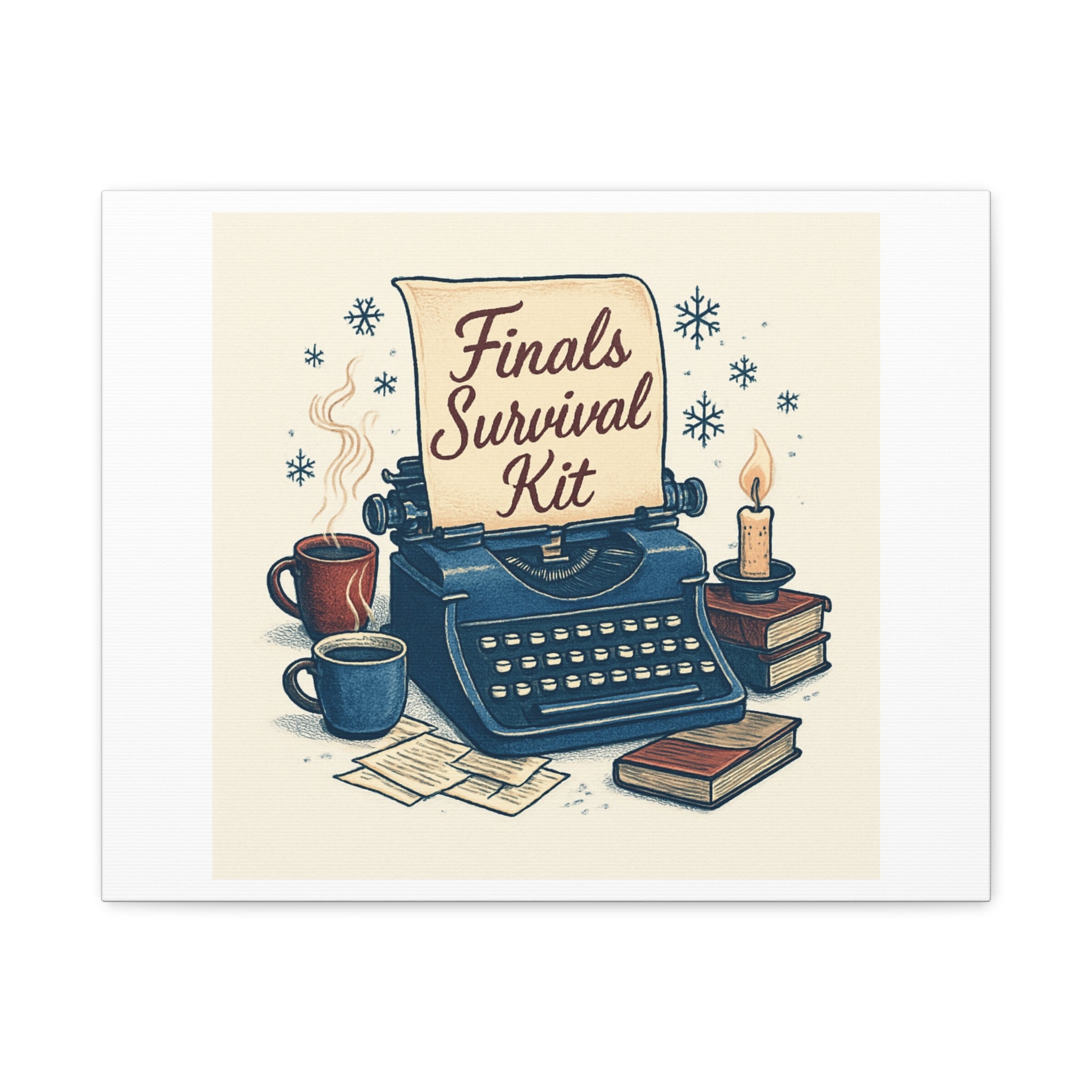 Finals Survival Kit Canvas Wall Art