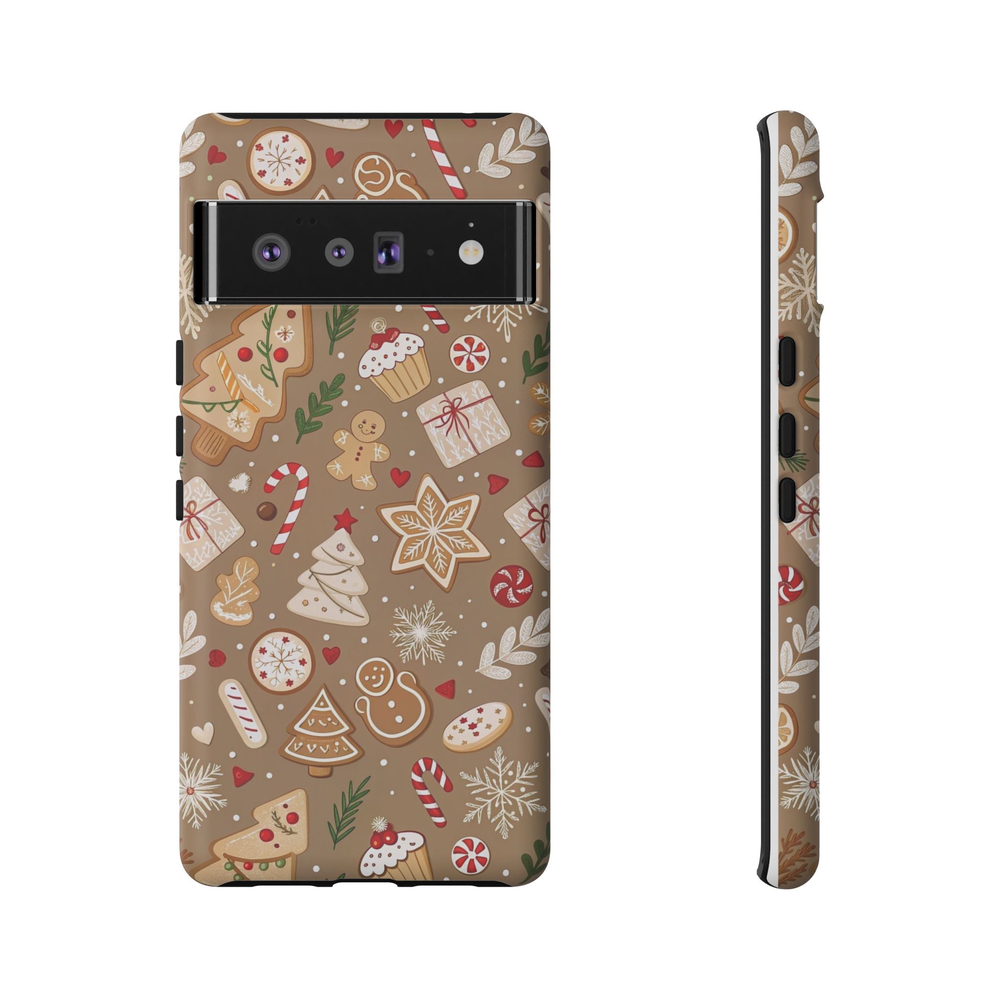 Christmas Gingerbread Pattern Tough Phone Case
