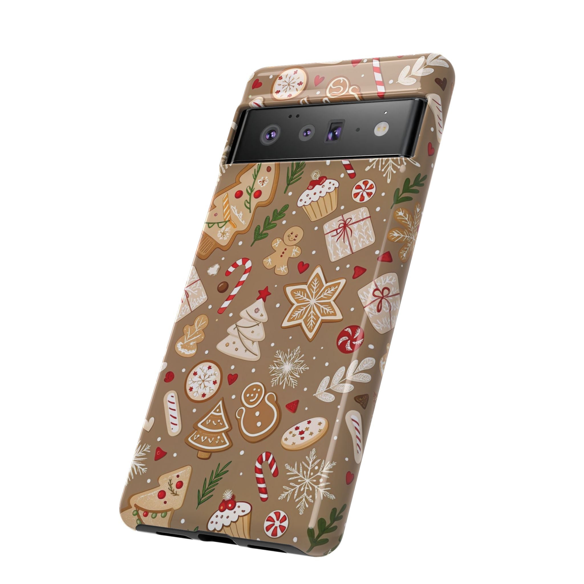 Christmas Gingerbread Pattern Tough Phone Case