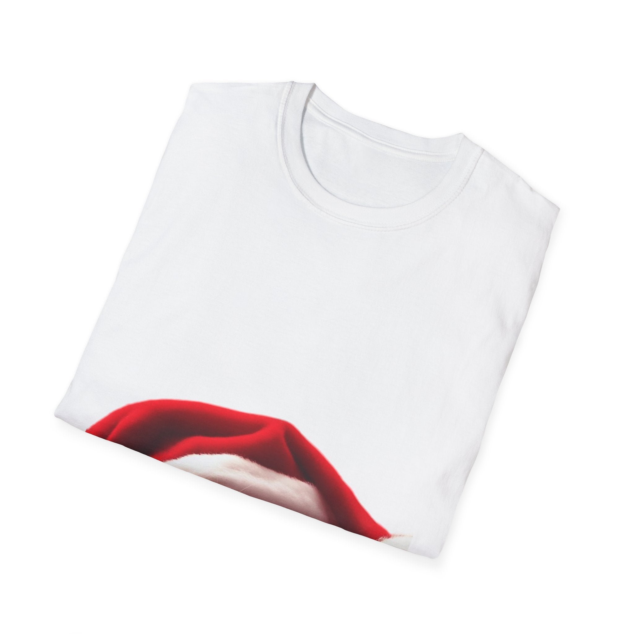 Christmas Sleeping Cat T-Shirt — Cute Holiday Kitty in Santa Hat