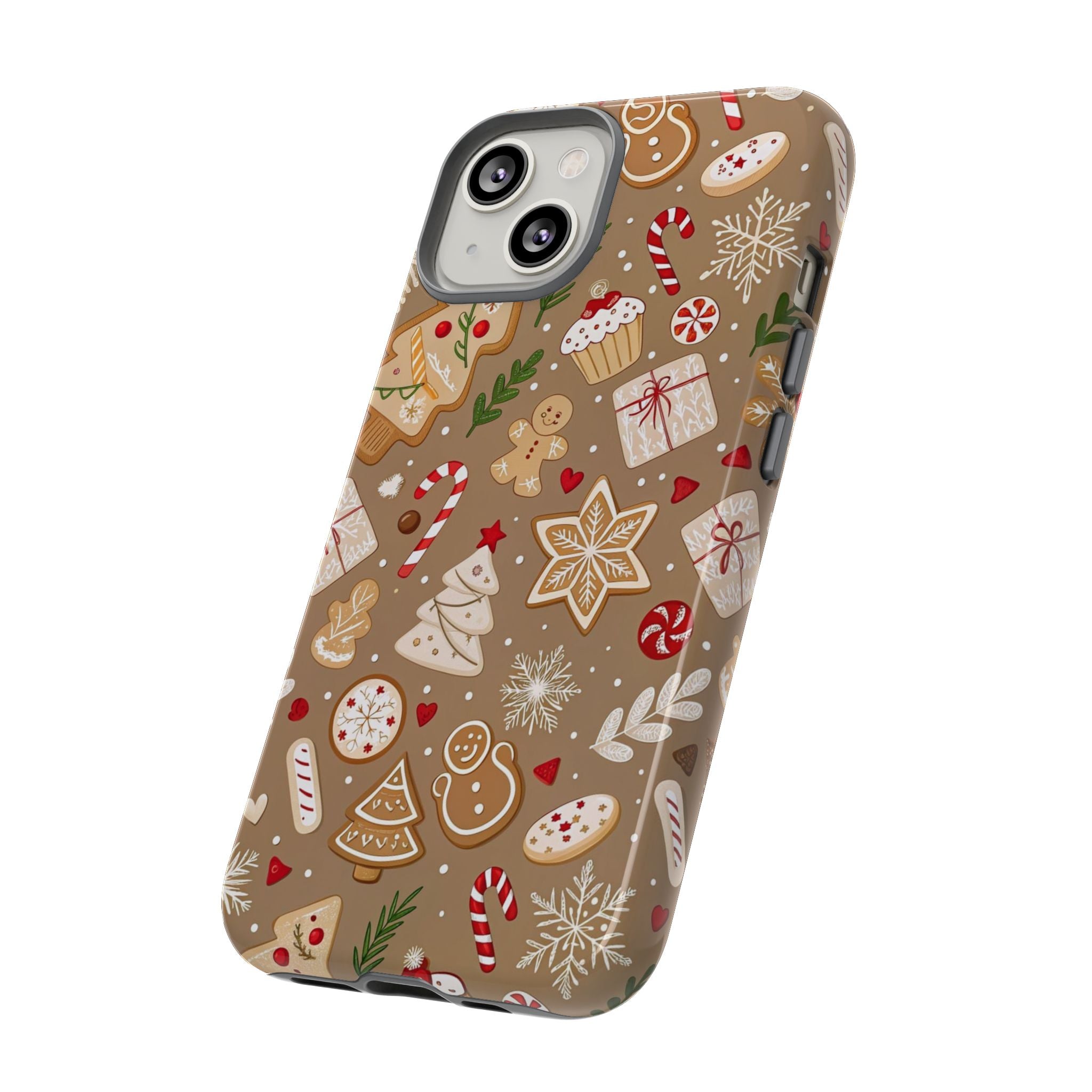 Christmas Gingerbread Pattern Tough Phone Case