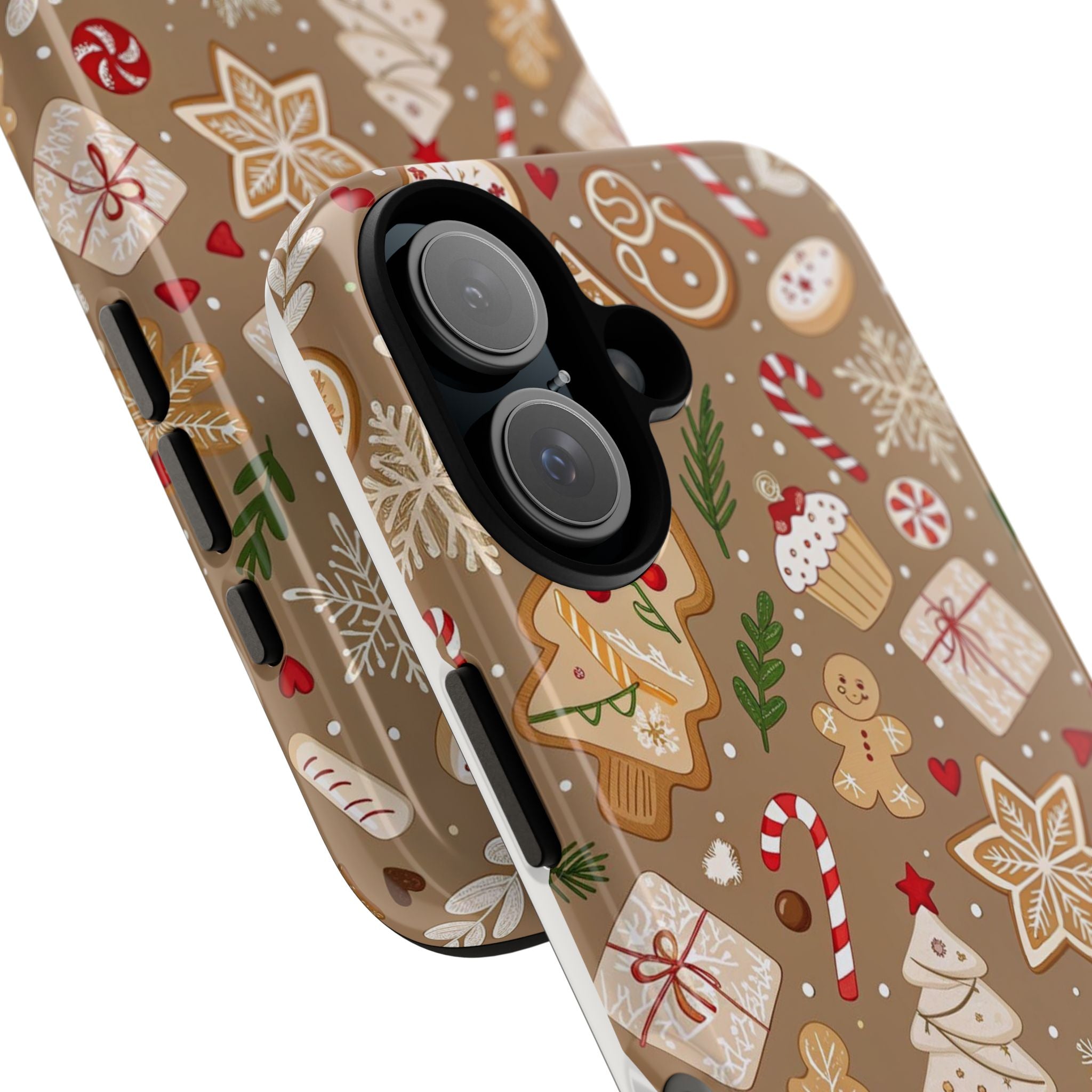 Christmas Gingerbread Pattern Tough Phone Case