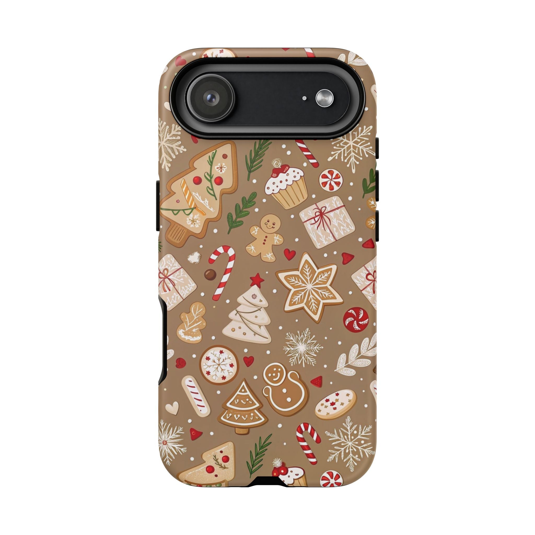 Christmas Gingerbread Pattern Tough Phone Case
