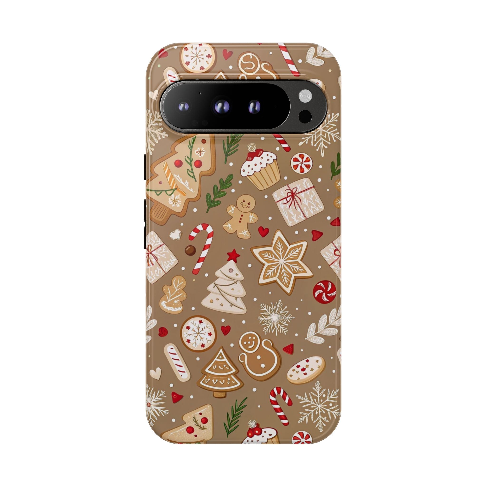 Christmas Gingerbread Pattern Tough Phone Case