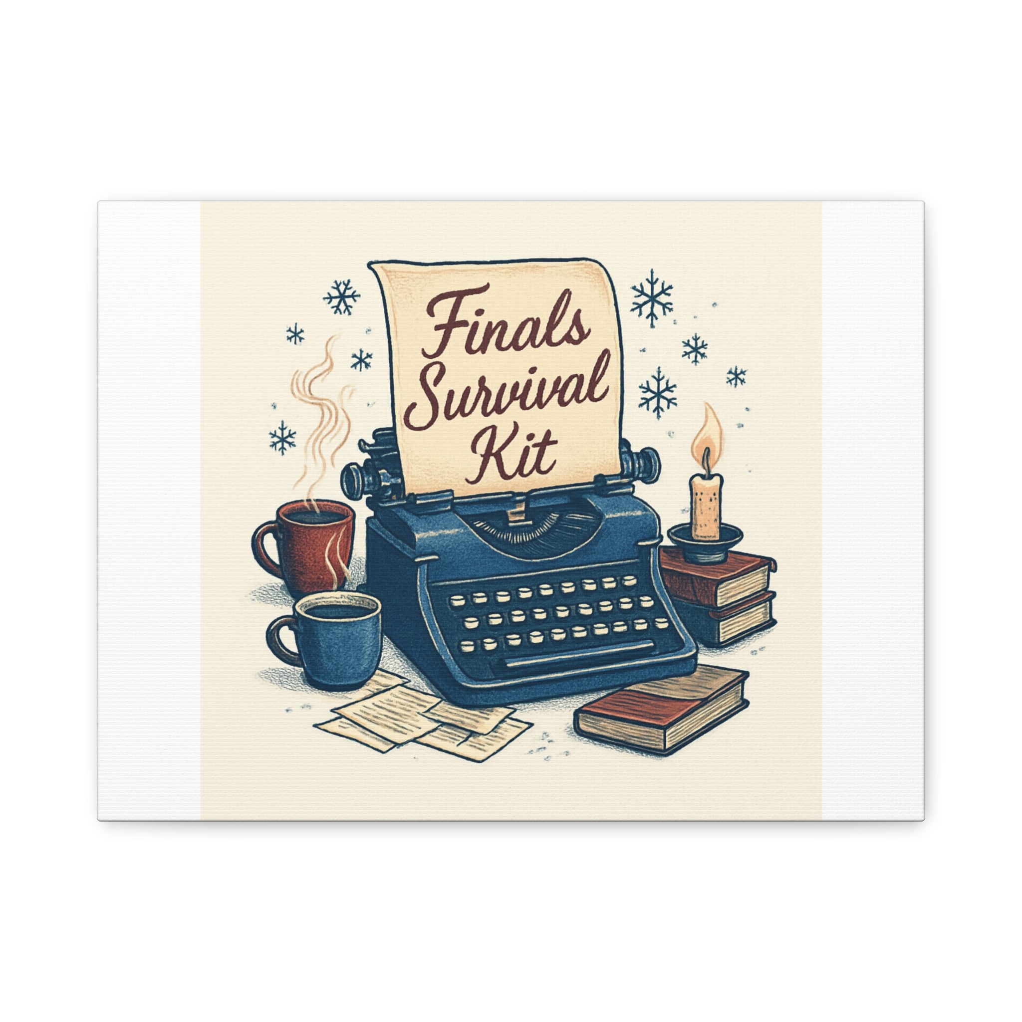 Finals Survival Kit Canvas Wall Art
