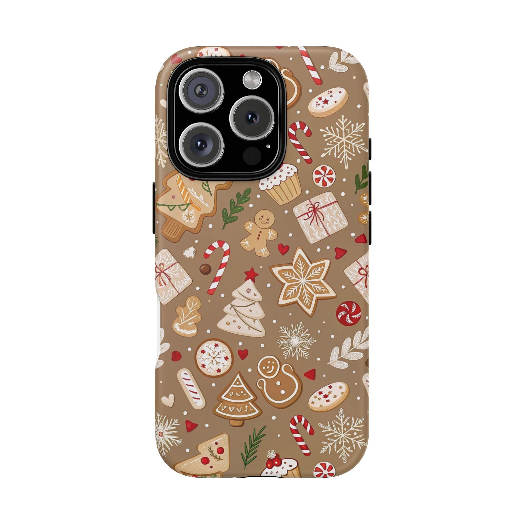 Christmas Gingerbread Pattern Tough Phone Case