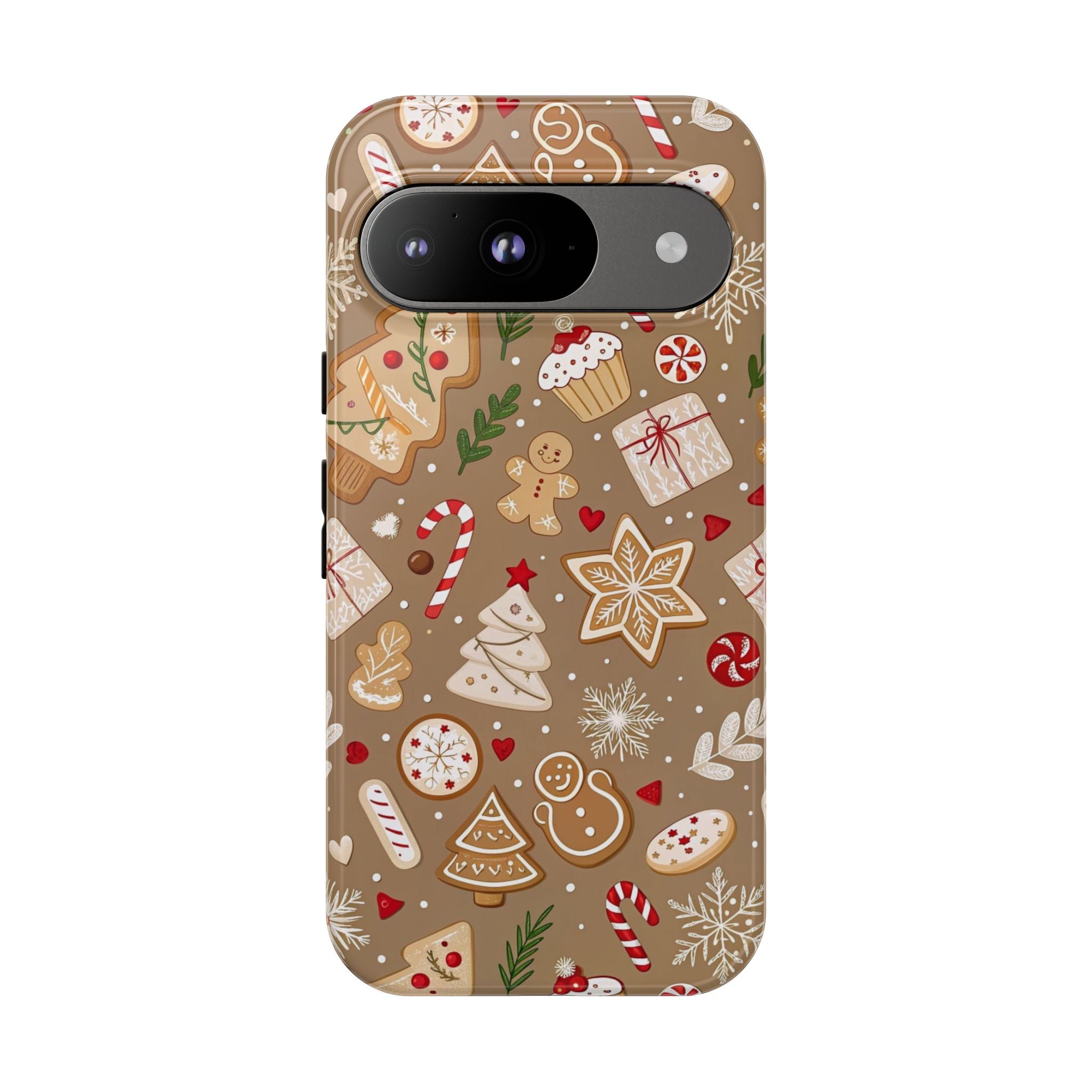 Christmas Gingerbread Pattern Tough Phone Case
