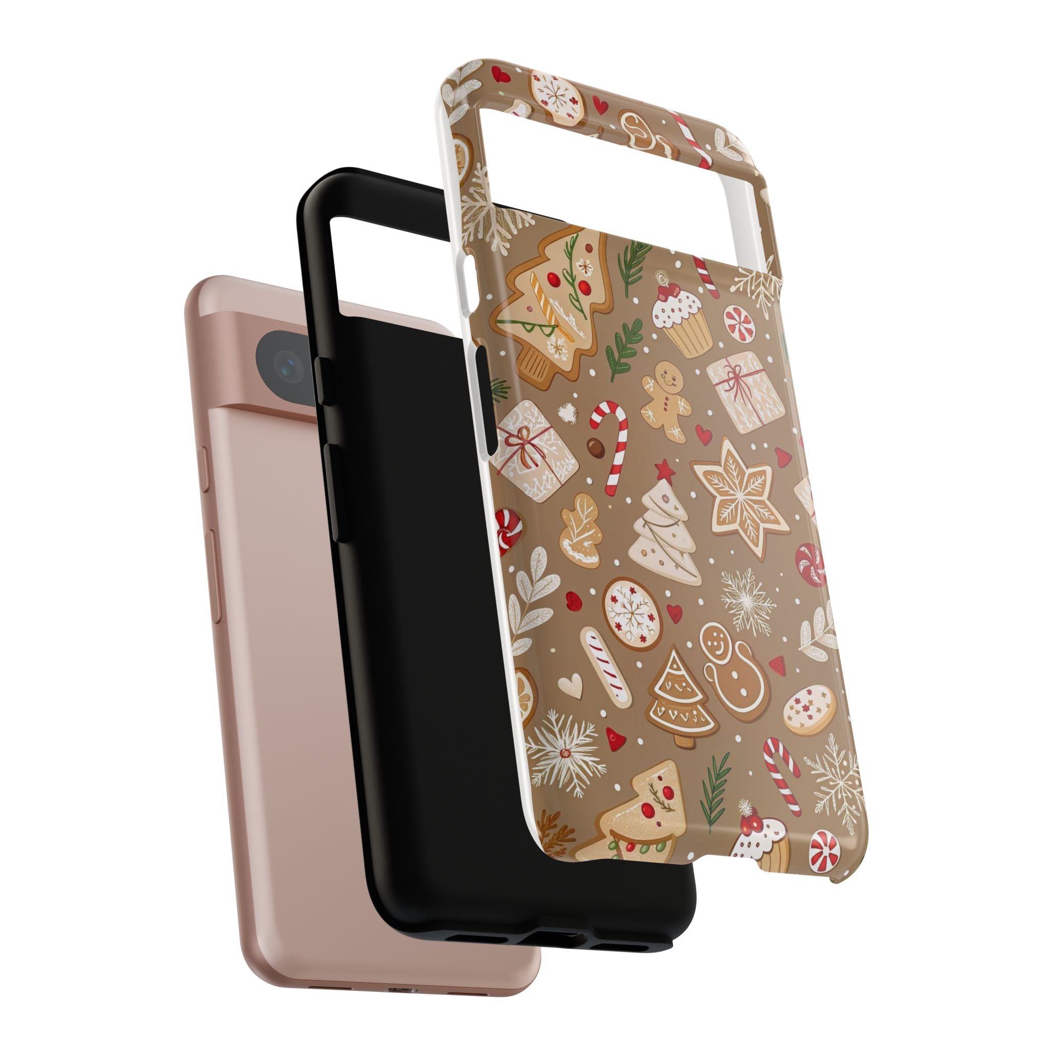 Christmas Gingerbread Pattern Tough Phone Case