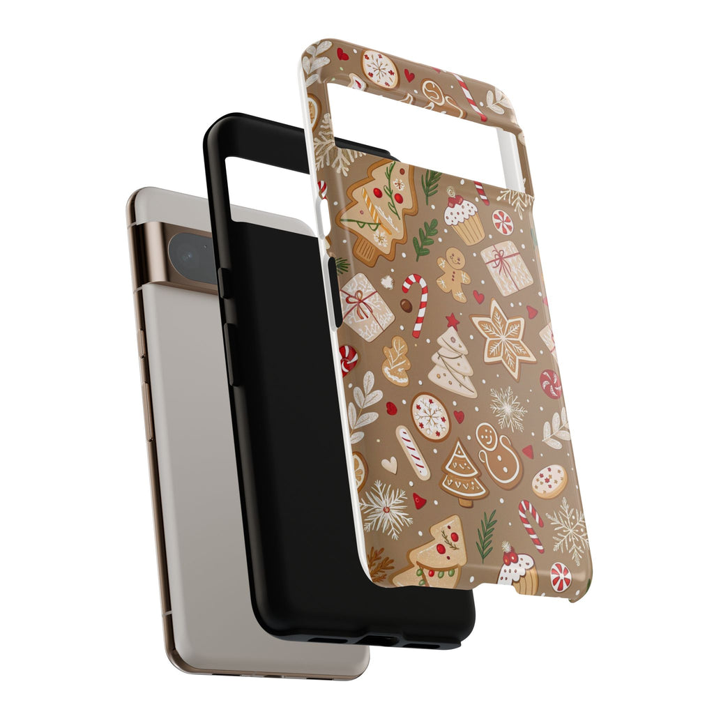 Christmas Gingerbread Pattern Tough Phone Case