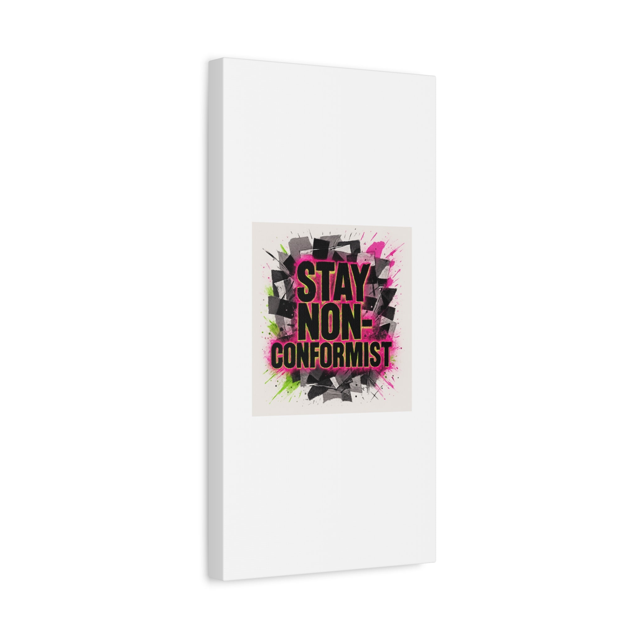 Canvas Wall Art — “Stay Non-Conformist” Street Art Print