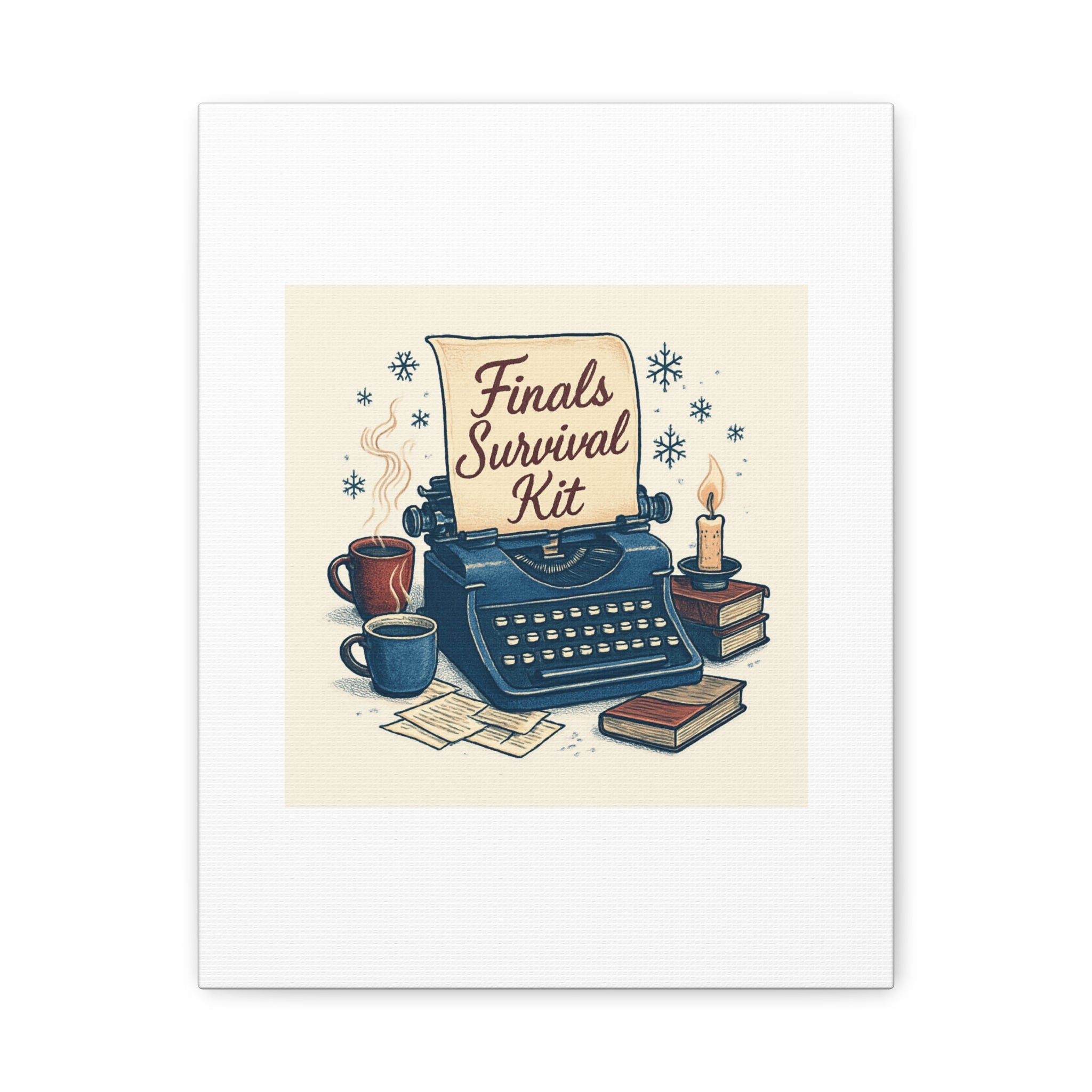 Finals Survival Kit Canvas Wall Art