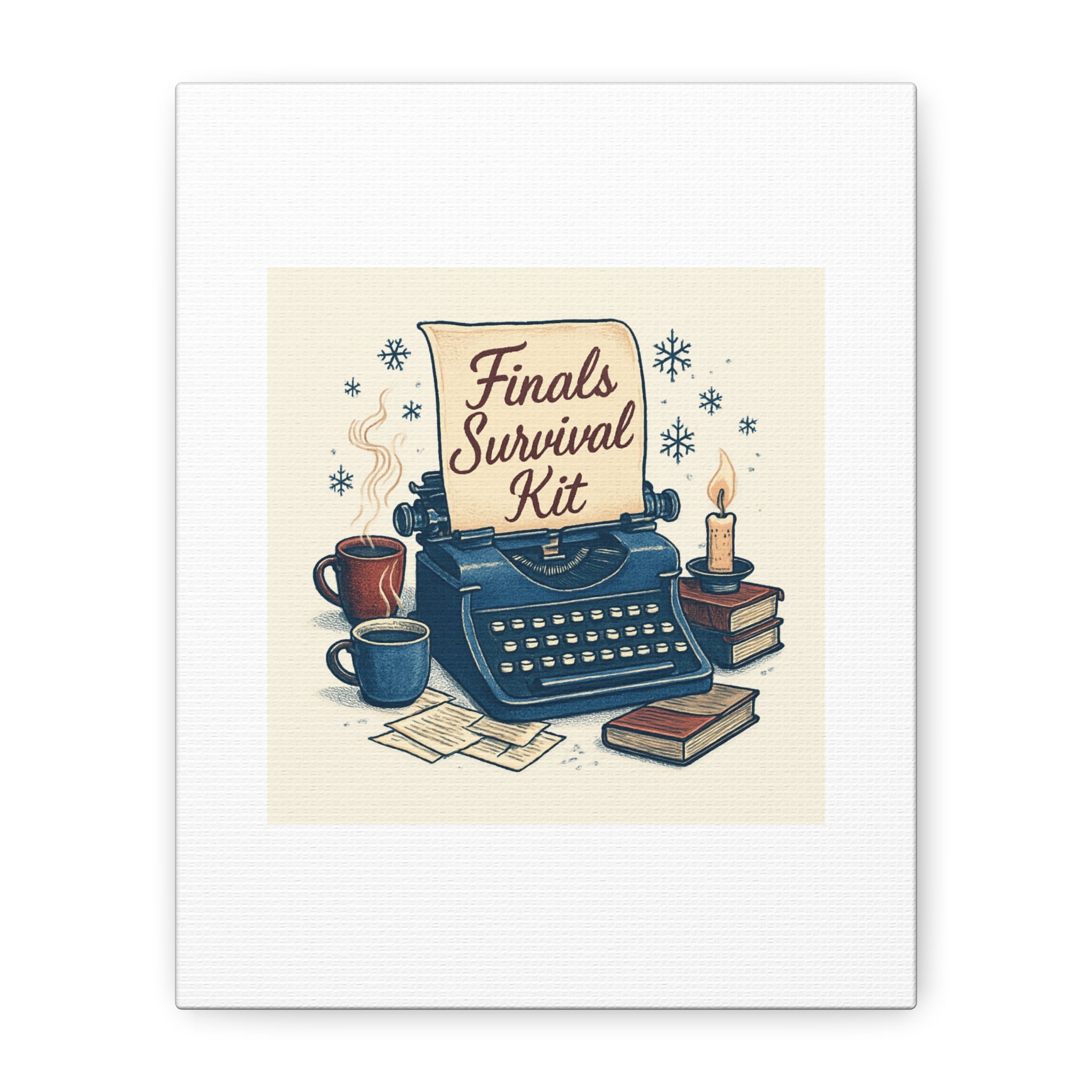 Finals Survival Kit Canvas Wall Art