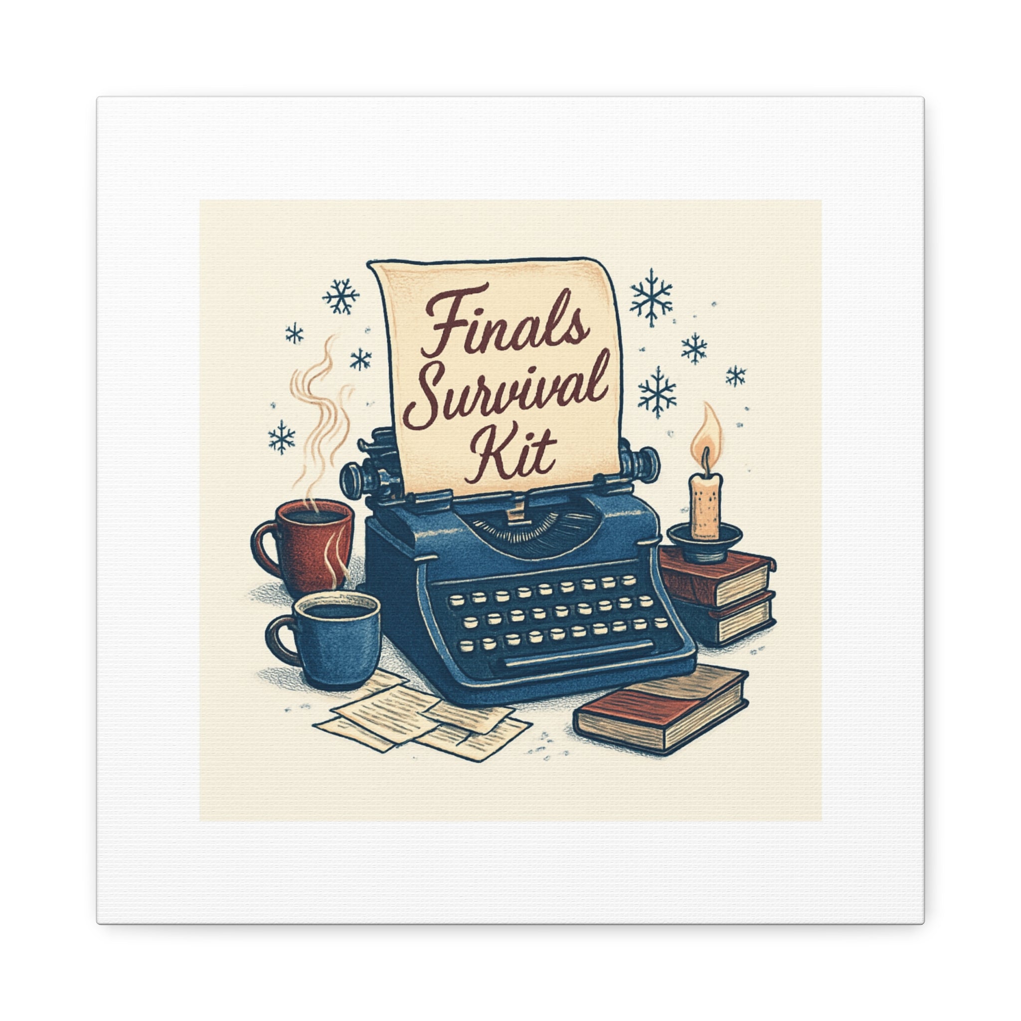 Finals Survival Kit Canvas Wall Art
