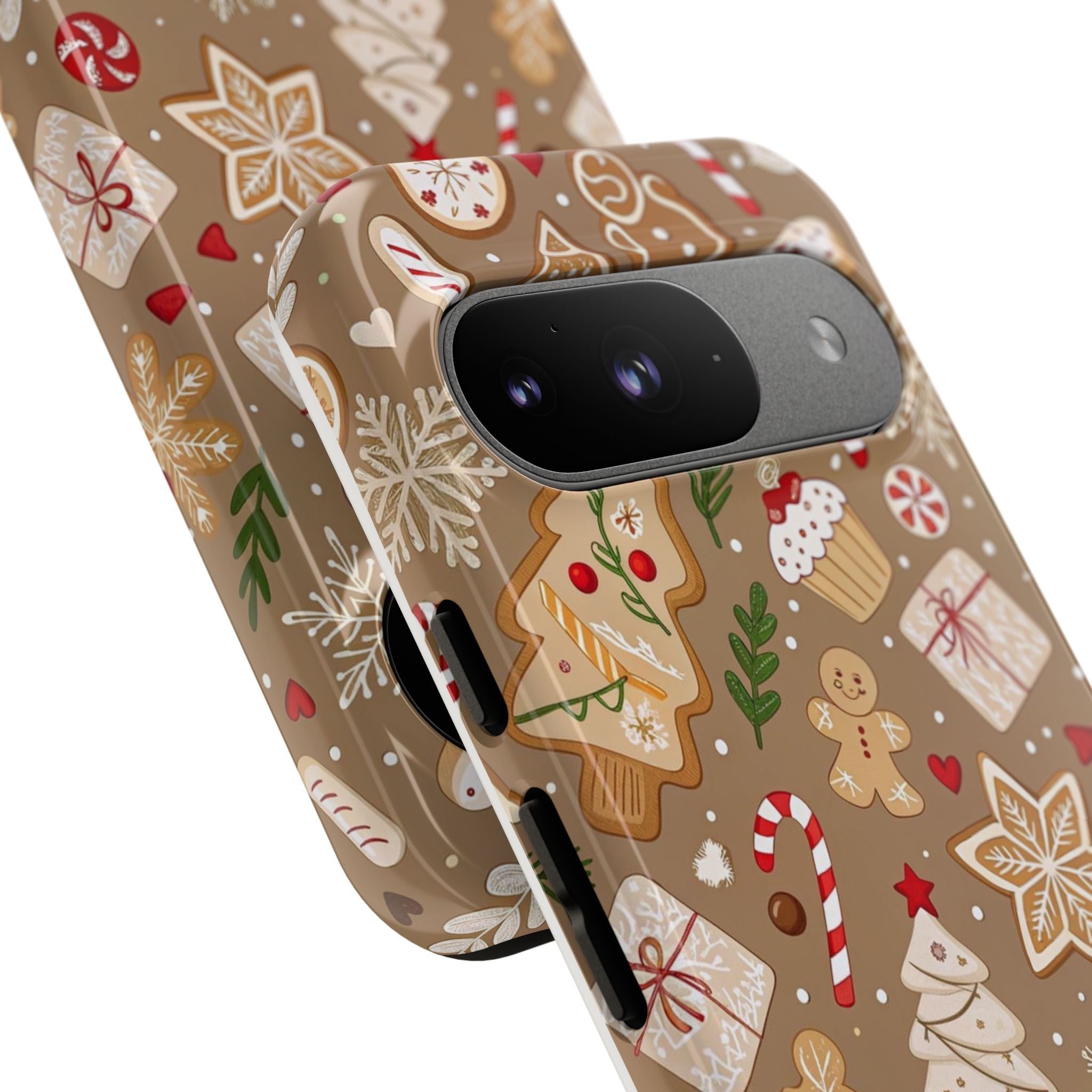 Christmas Gingerbread Pattern Tough Phone Case