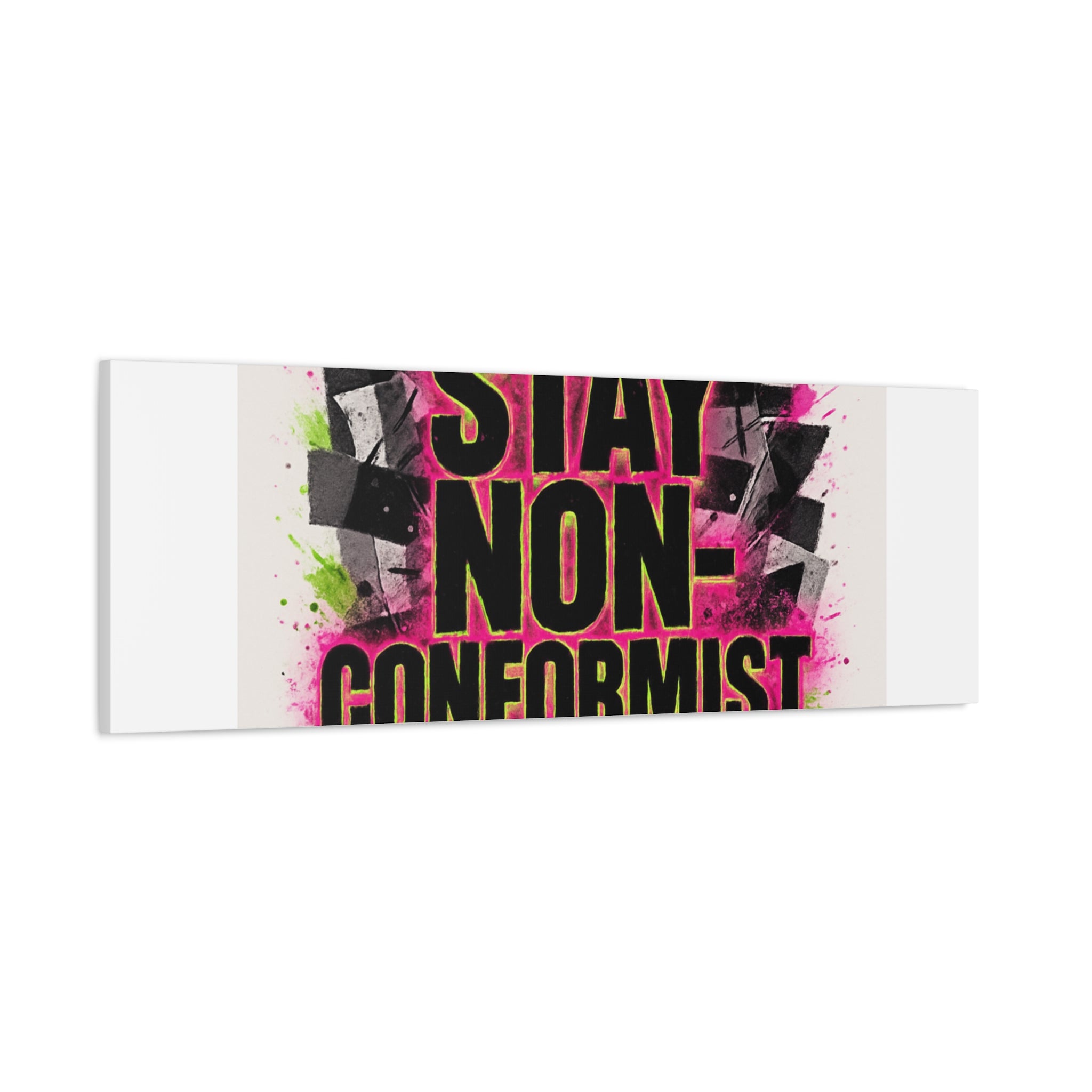 Canvas Wall Art — “Stay Non-Conformist” Street Art Print