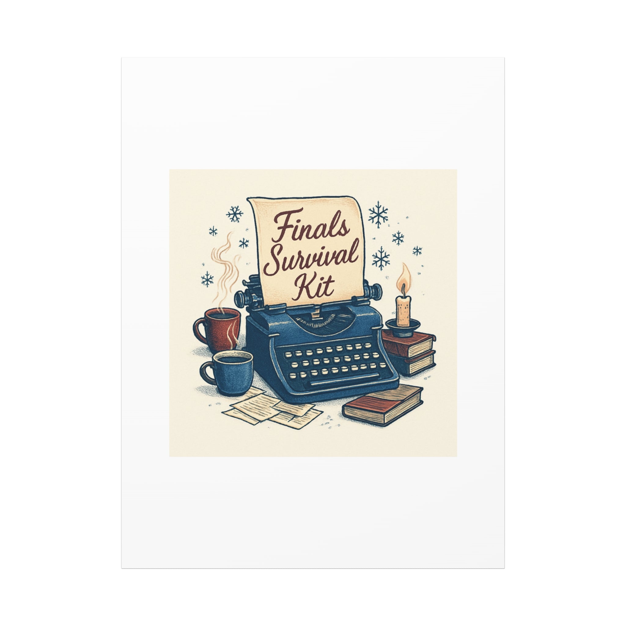 Finals Survival Kit Canvas Wall Art