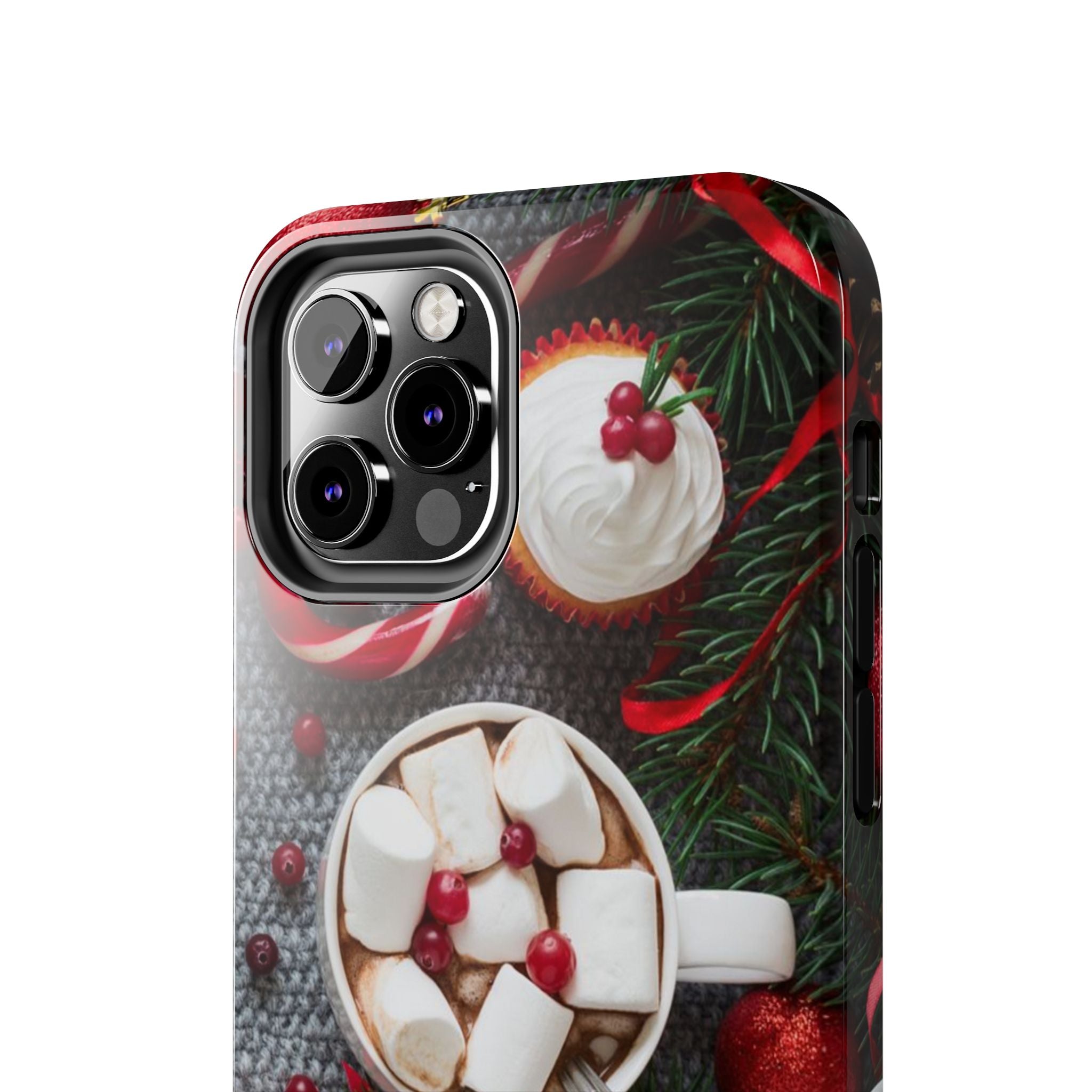 Christmas Hot Cocoa Tough Phone Case — Festive Holiday Drink Design