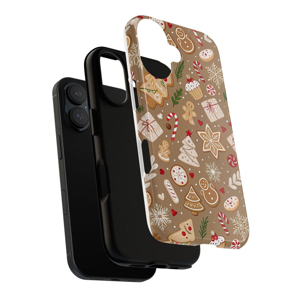 Christmas Gingerbread Pattern Tough Phone Case