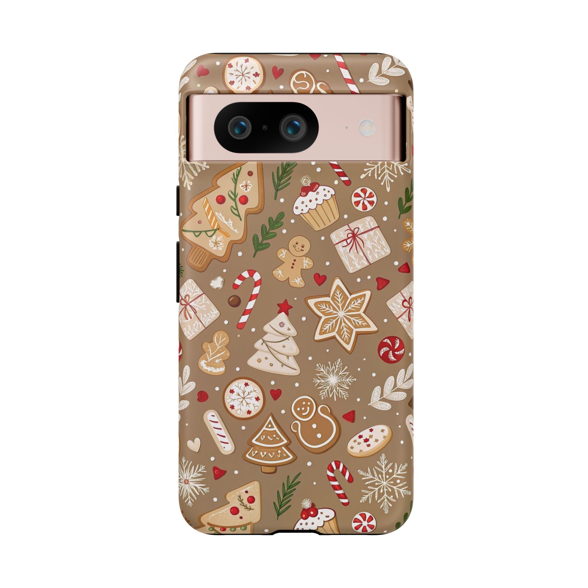 Christmas Gingerbread Pattern Tough Phone Case
