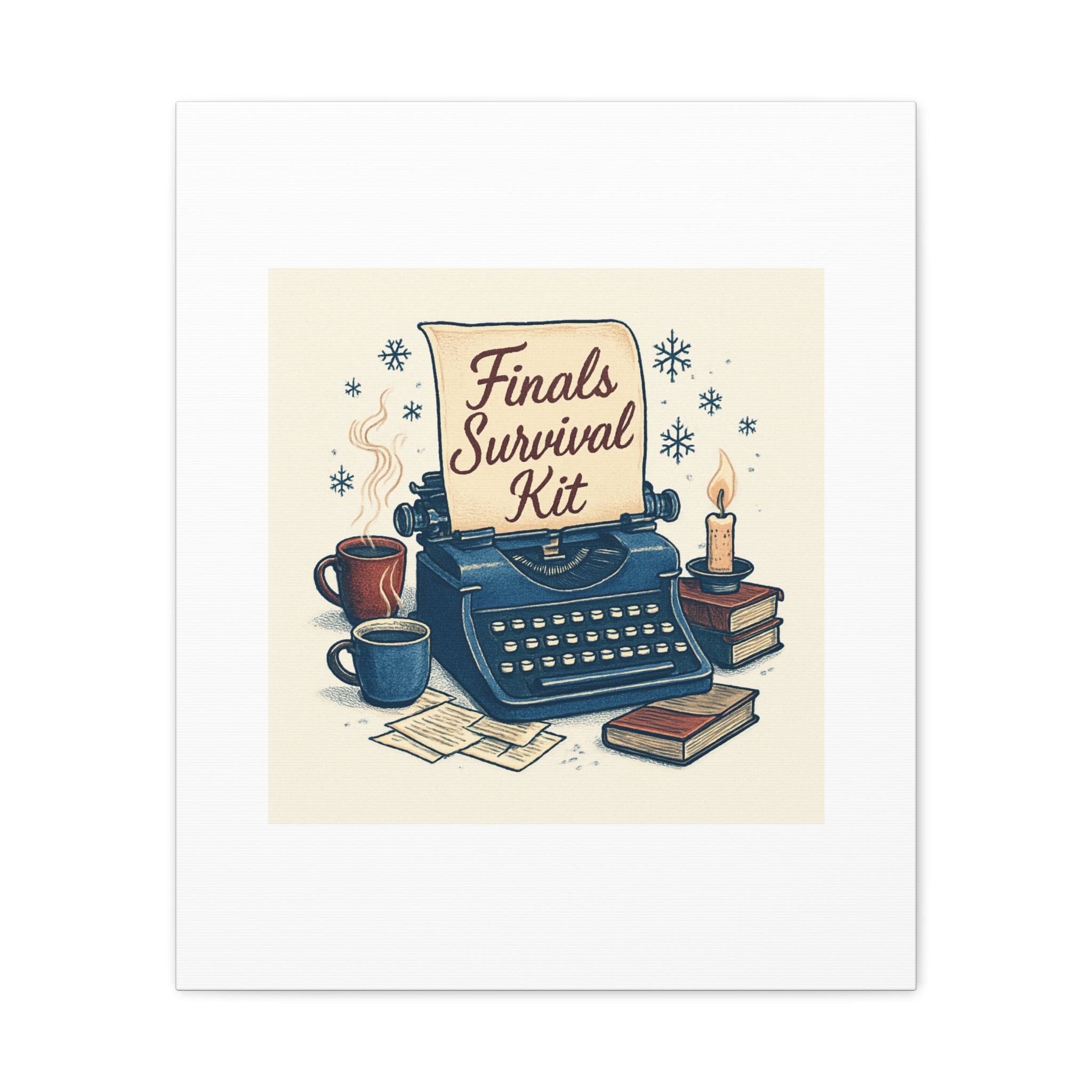 Finals Survival Kit Canvas Wall Art