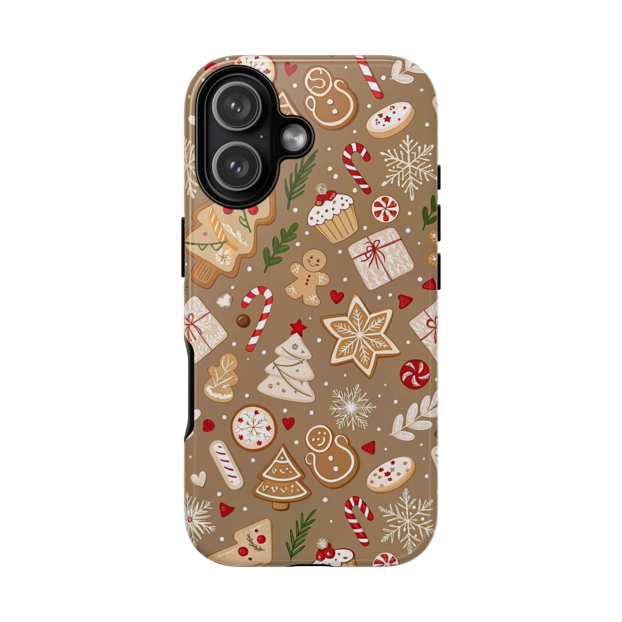 Christmas Gingerbread Pattern Tough Phone Case