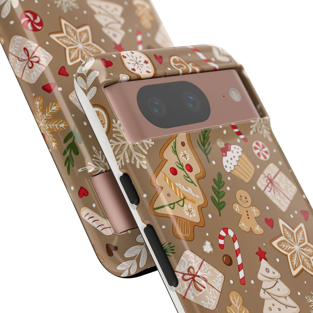 Christmas Gingerbread Pattern Tough Phone Case