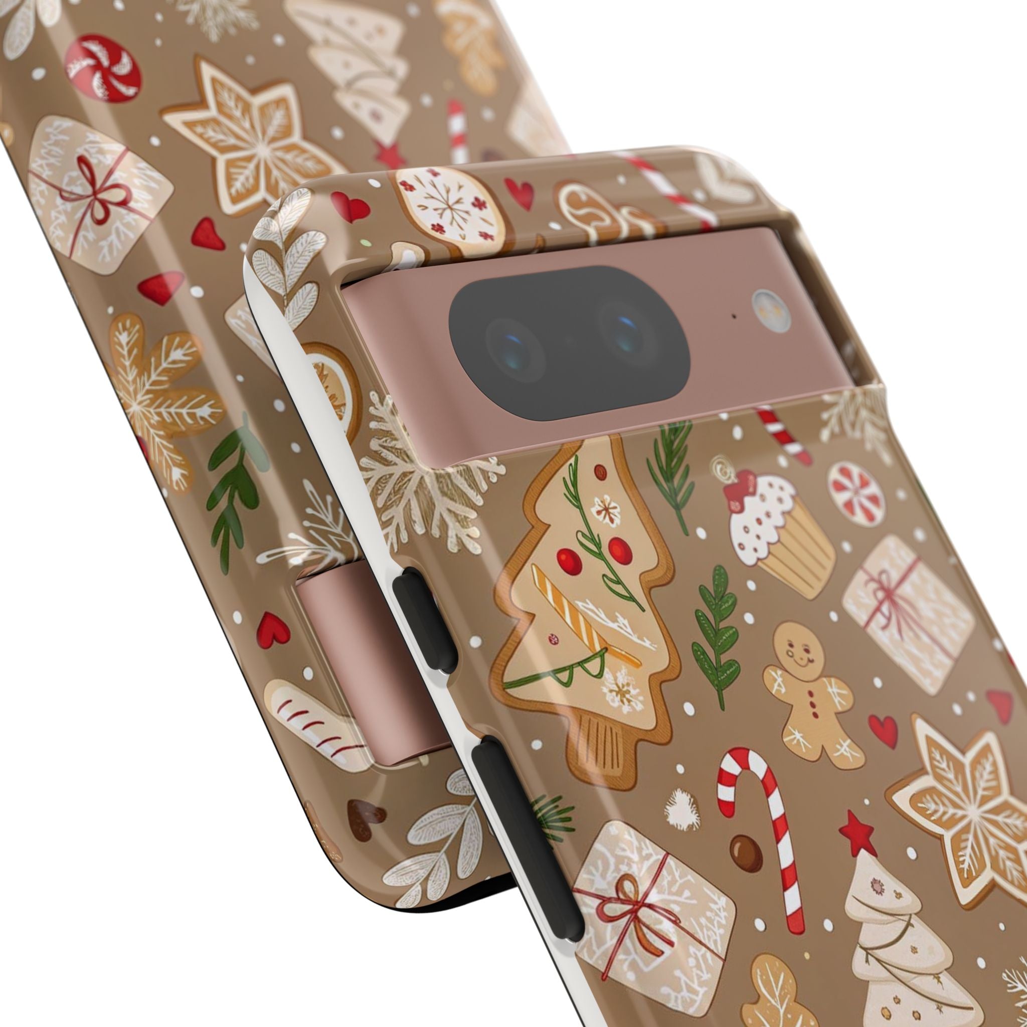 Christmas Gingerbread Pattern Tough Phone Case