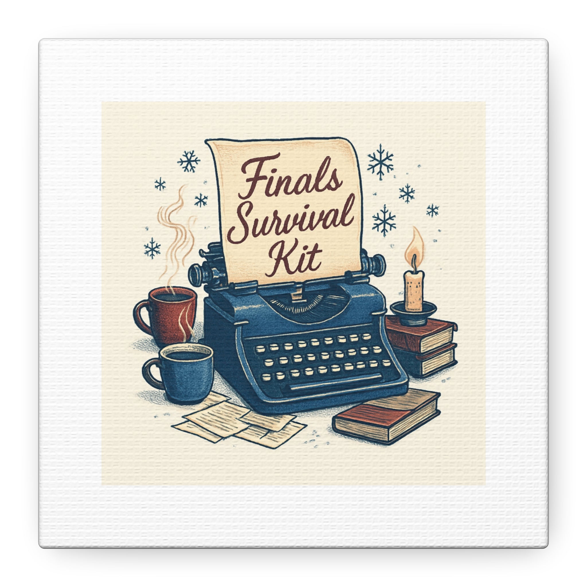 Finals Survival Kit Canvas Wall Art