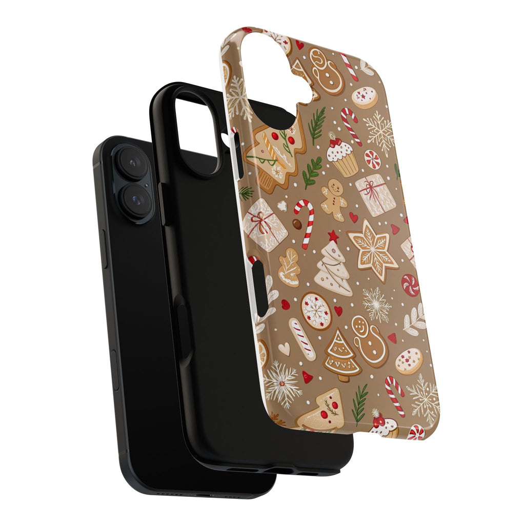 Christmas Gingerbread Pattern Tough Phone Case