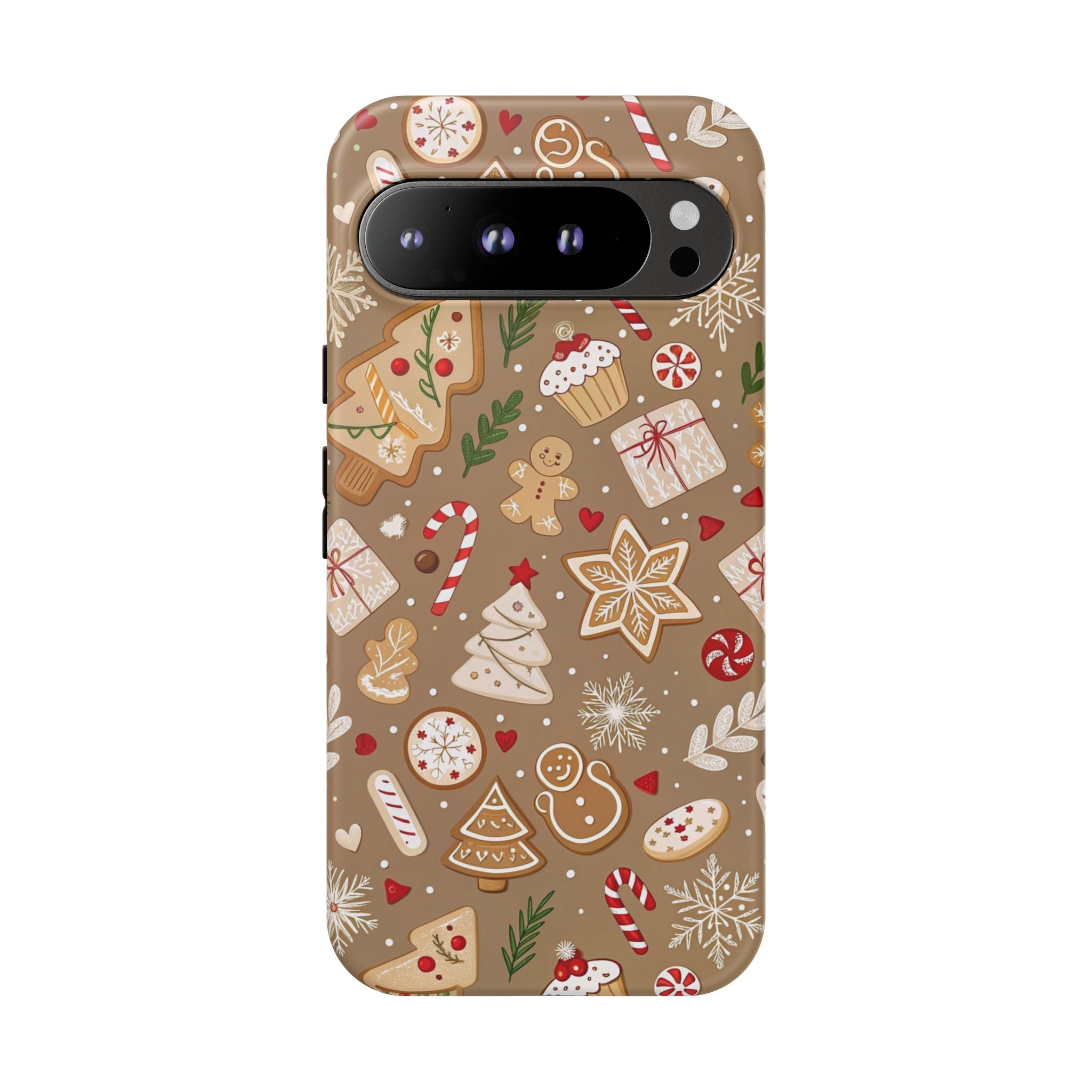 Christmas Gingerbread Pattern Tough Phone Case