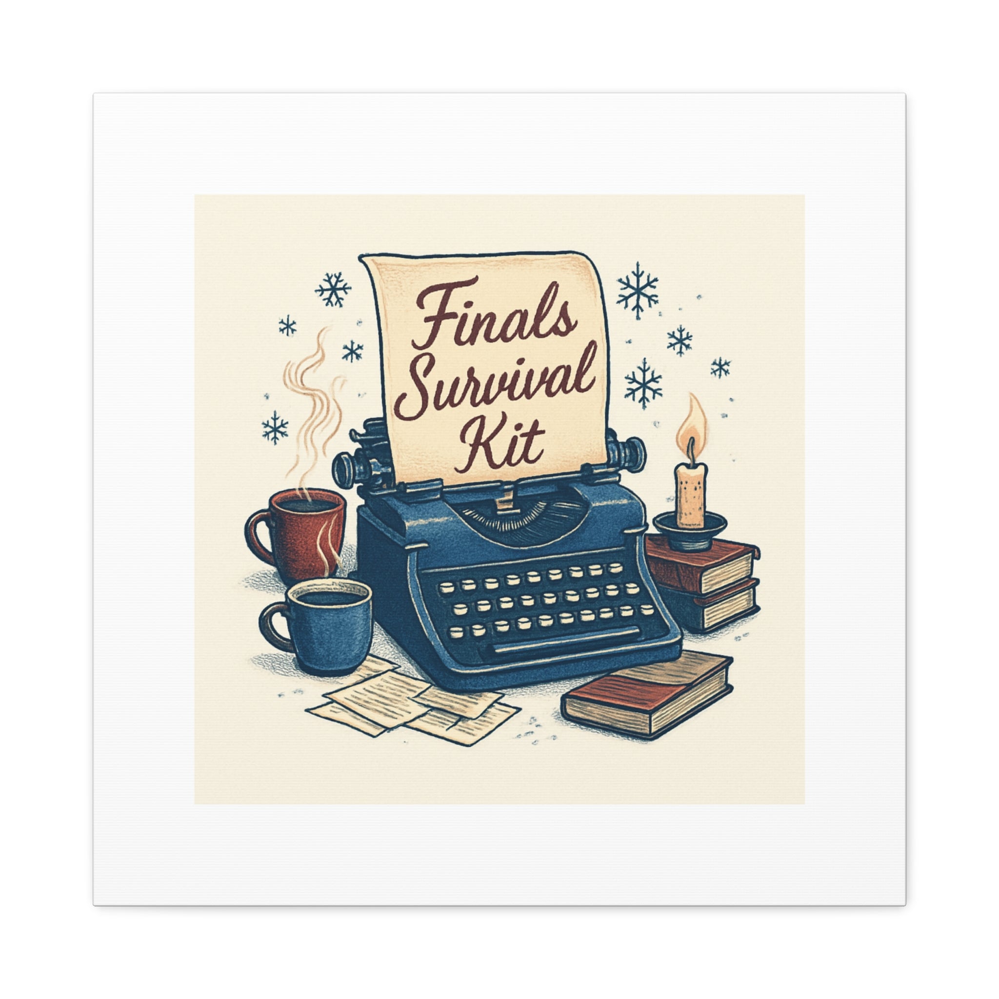 Finals Survival Kit Canvas Wall Art