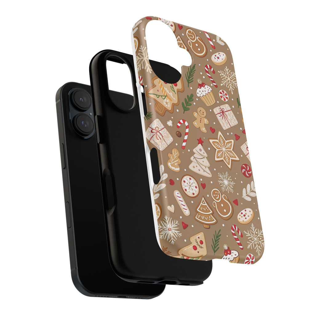 Christmas Gingerbread Pattern Tough Phone Case