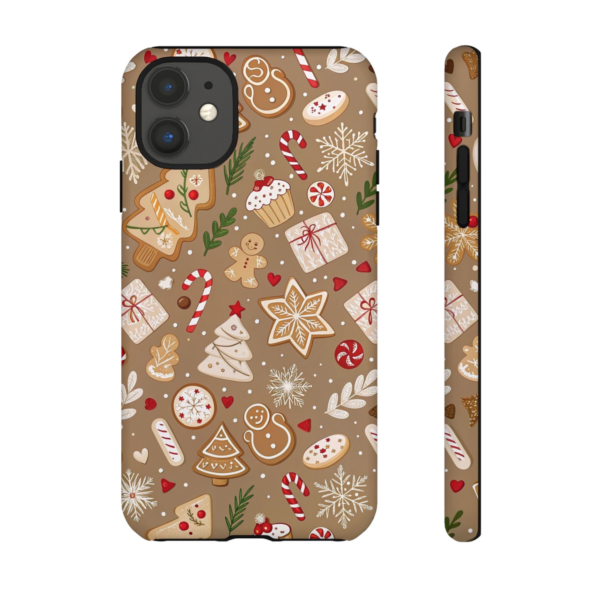 Christmas Gingerbread Pattern Tough Phone Case